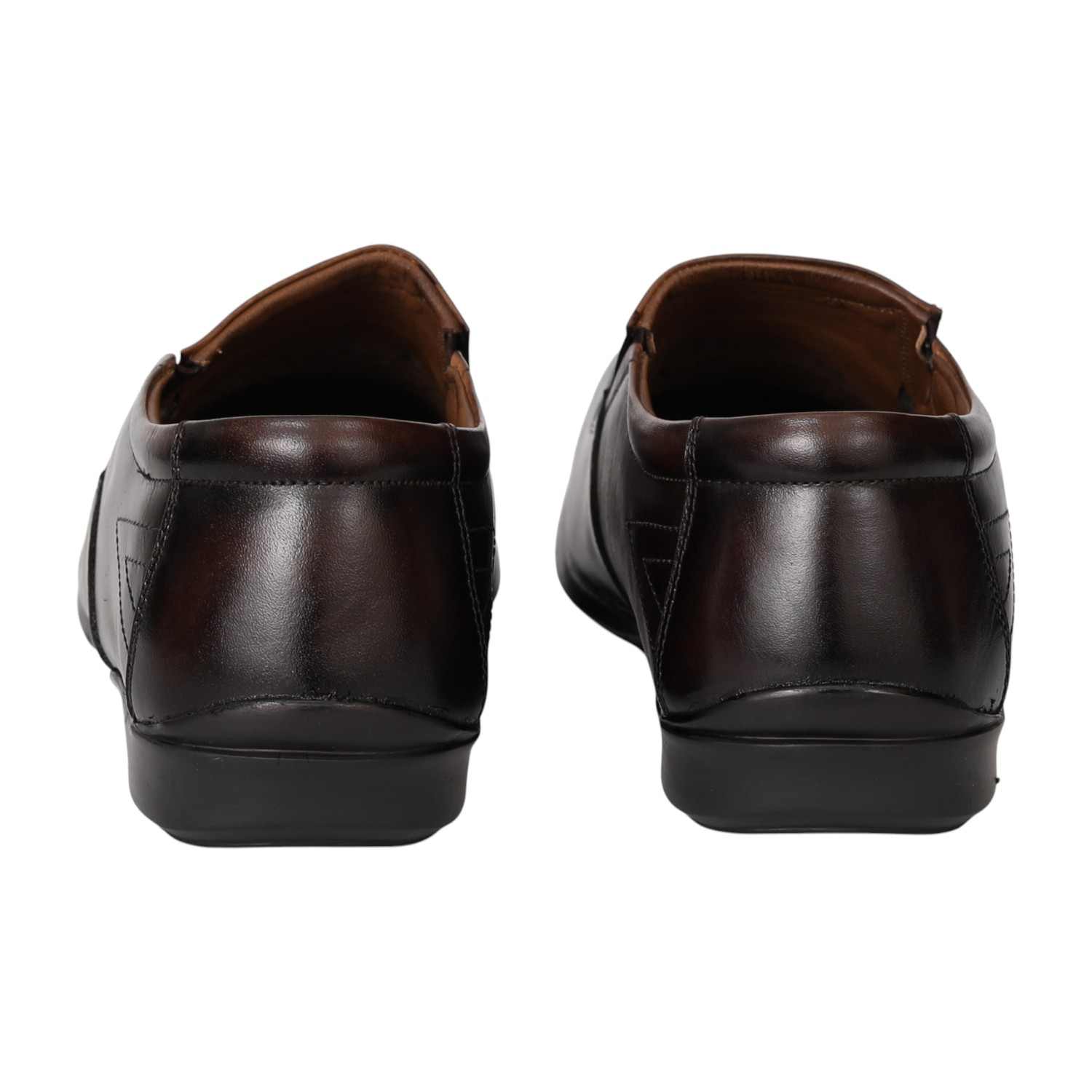 Men Tan Classic Slip-On Shoes