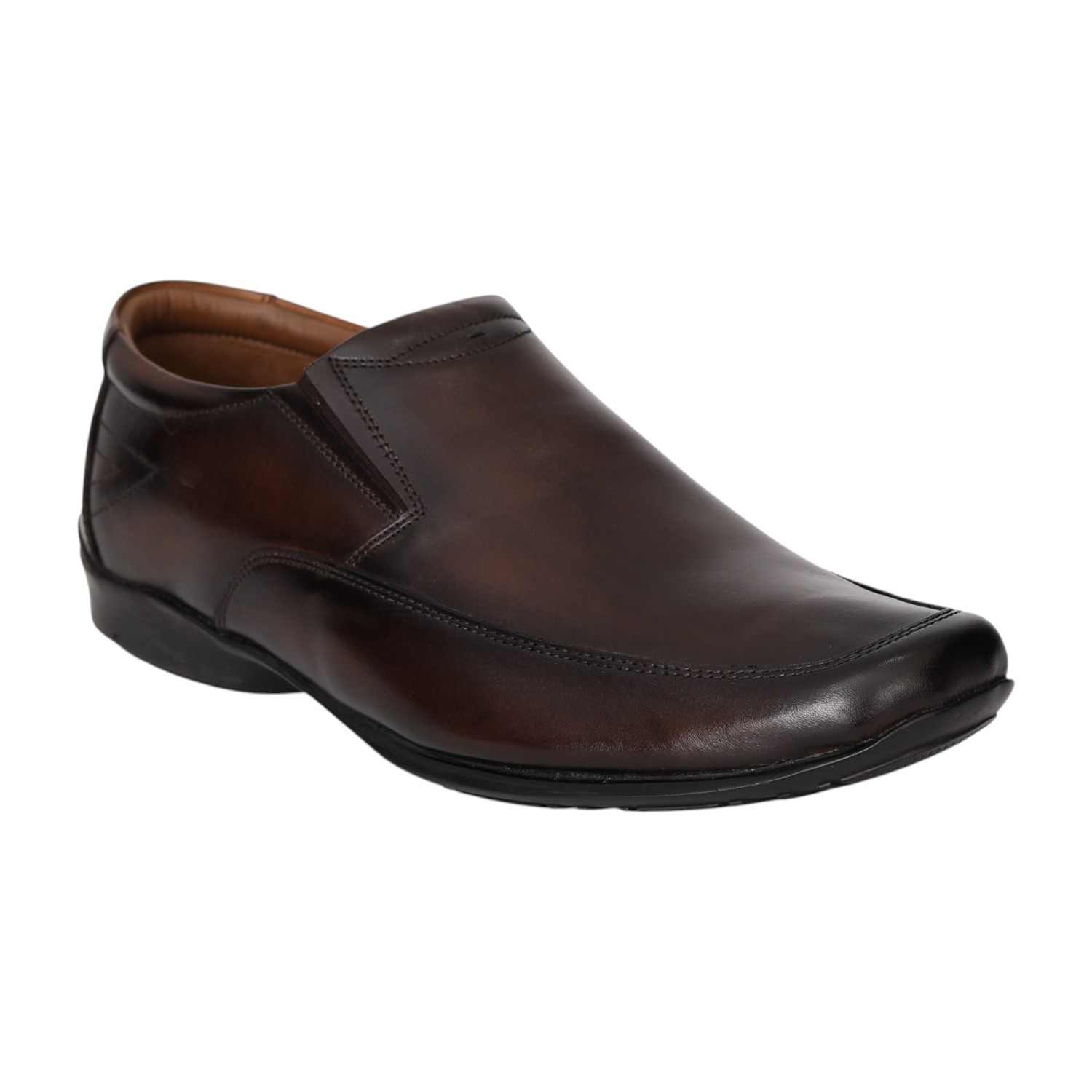 Men Tan Classic Slip-On Shoes