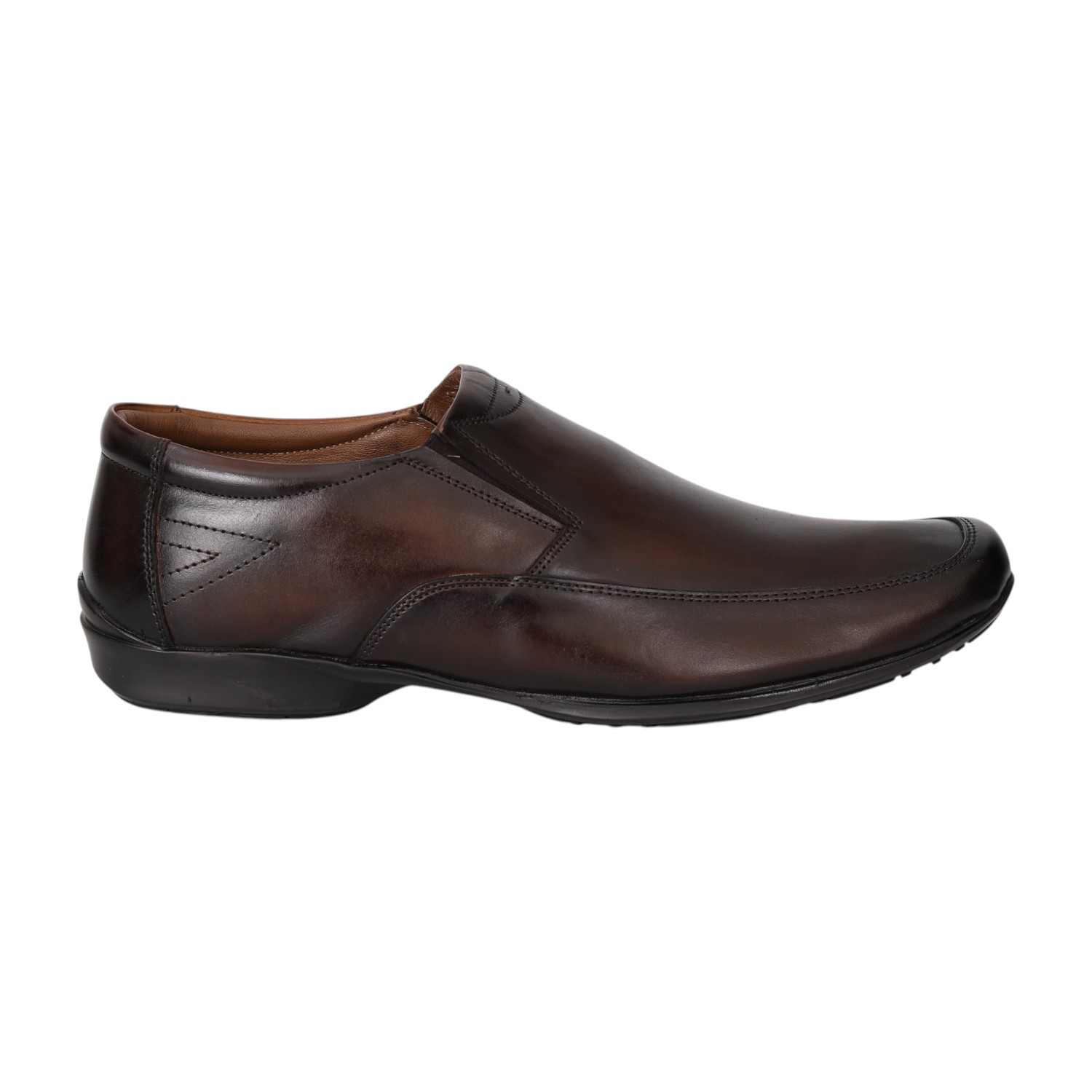 Men Tan Classic Slip-On Shoes