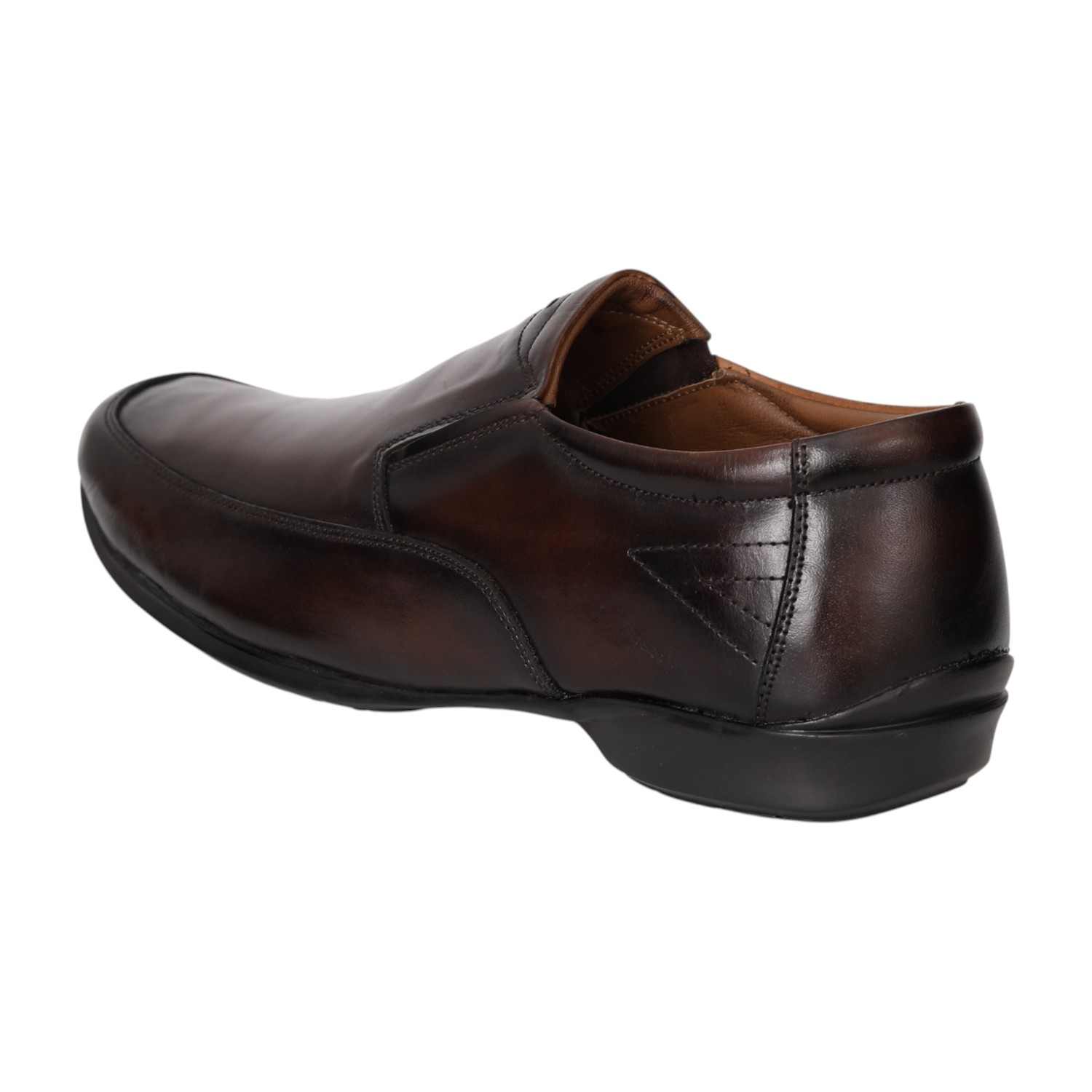 Men Tan Classic Slip-On Shoes