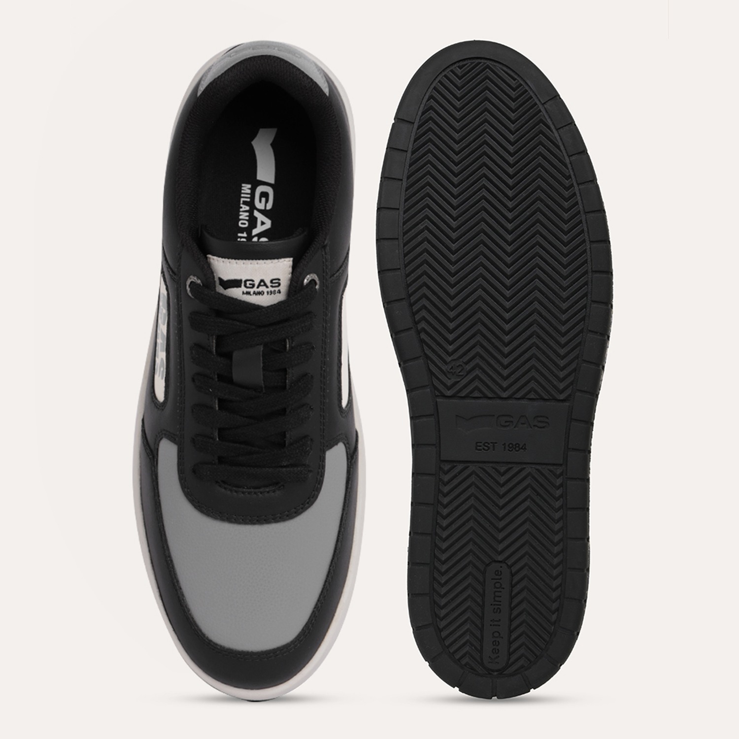 Men ZenithFlex Black Sneakers