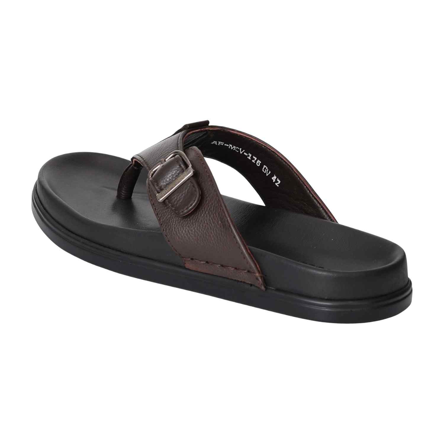 Men Brown Classic Flip-Flop Sandals