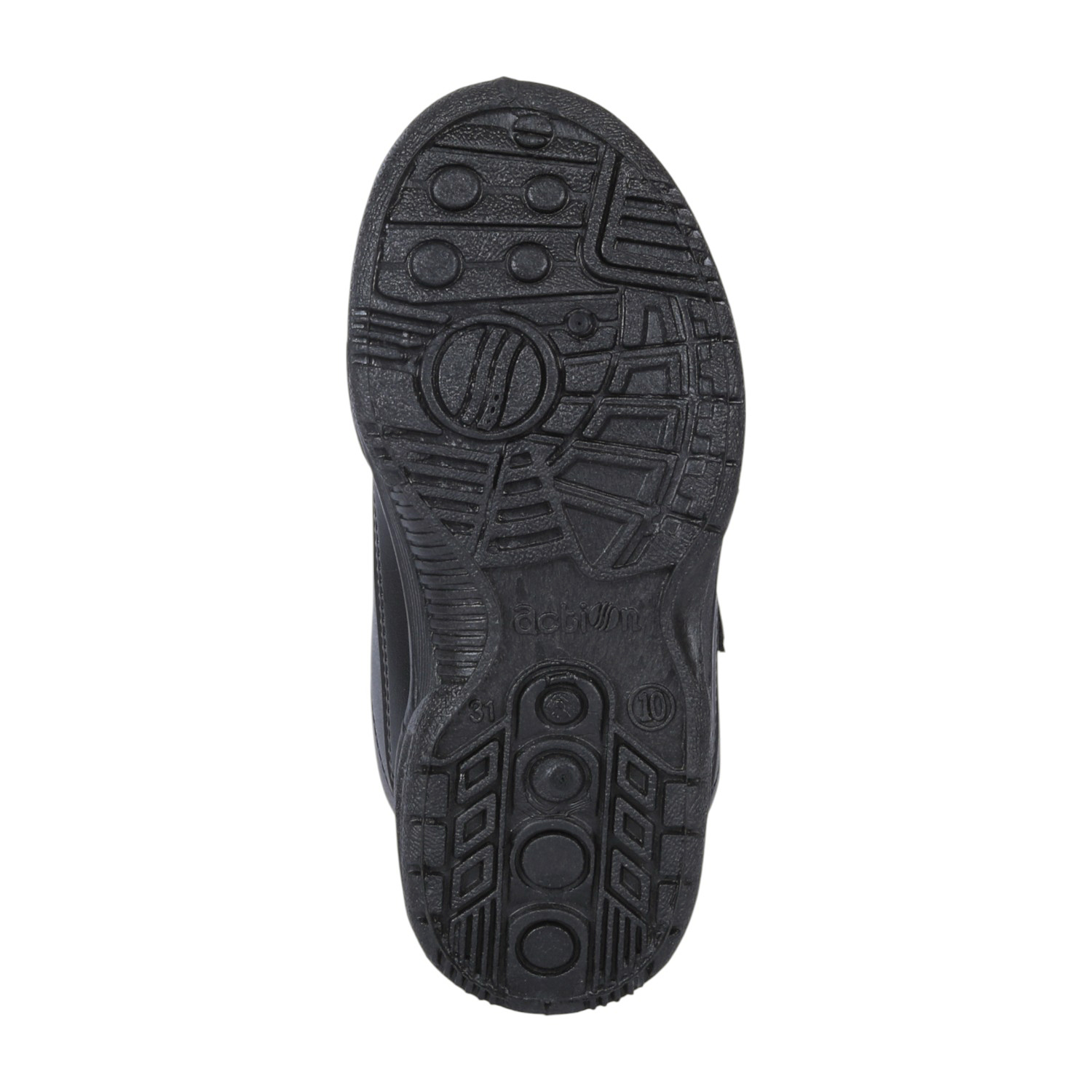Black Velcro School Shoes For Kids