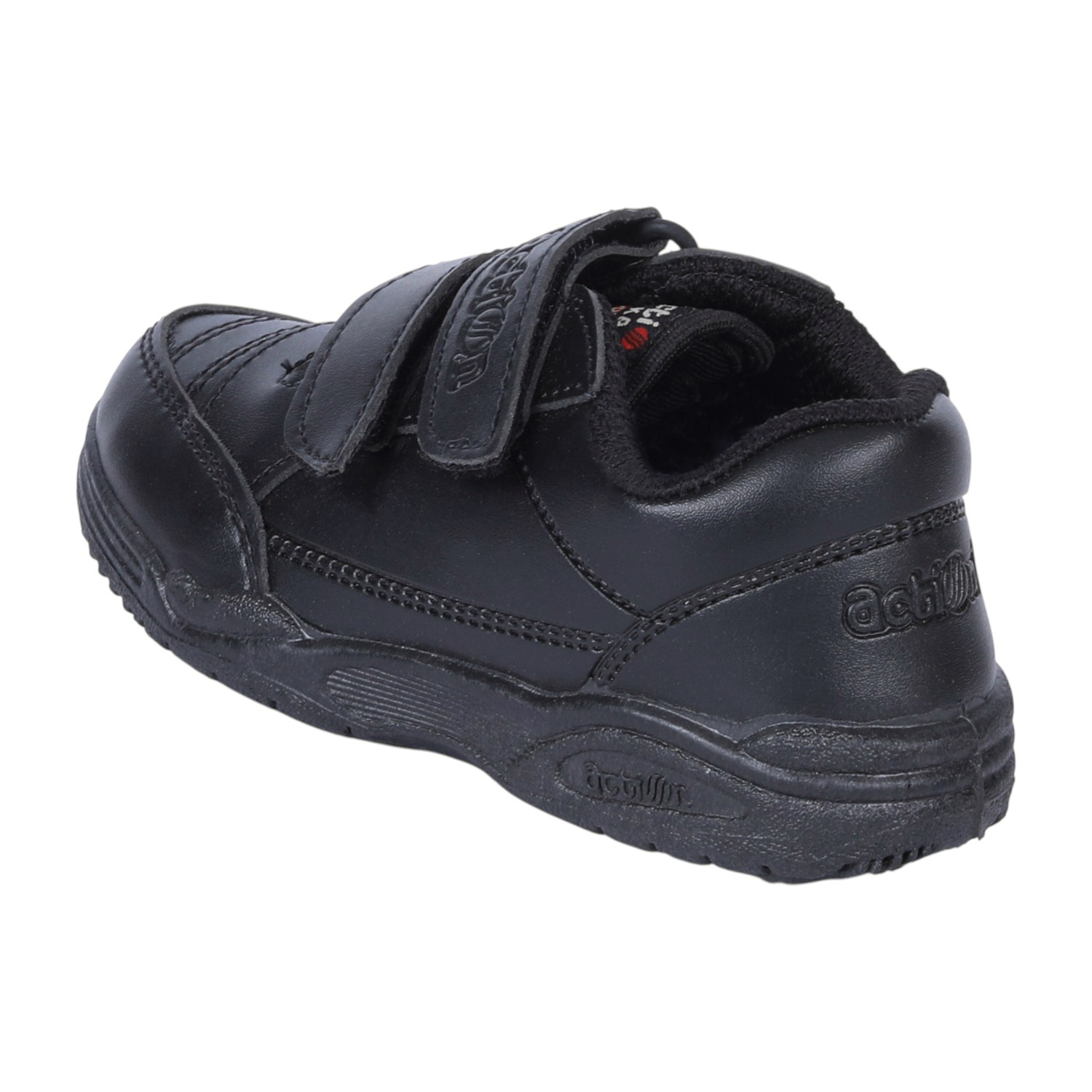 Black Velcro School Shoes For Kids