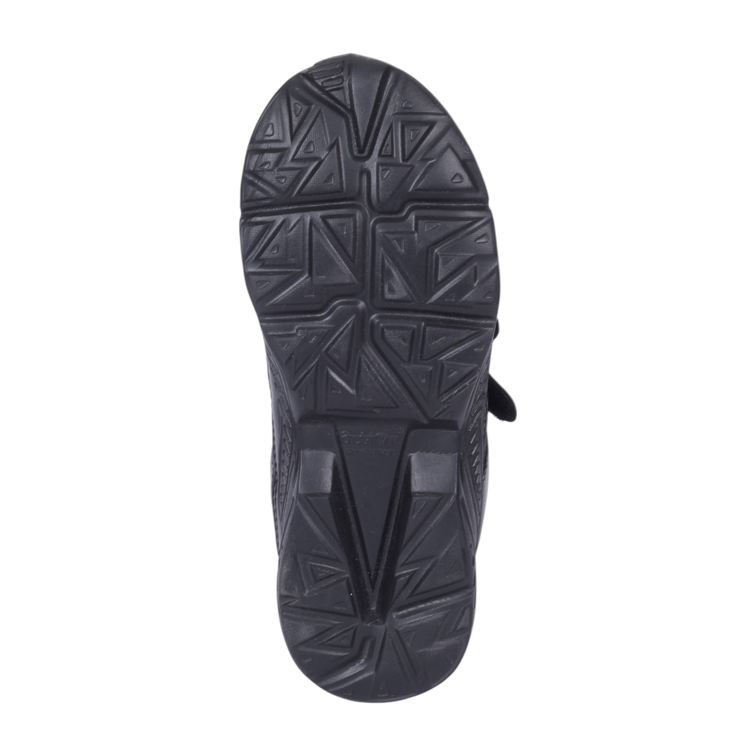 Black Velcro School Shoes For Kids