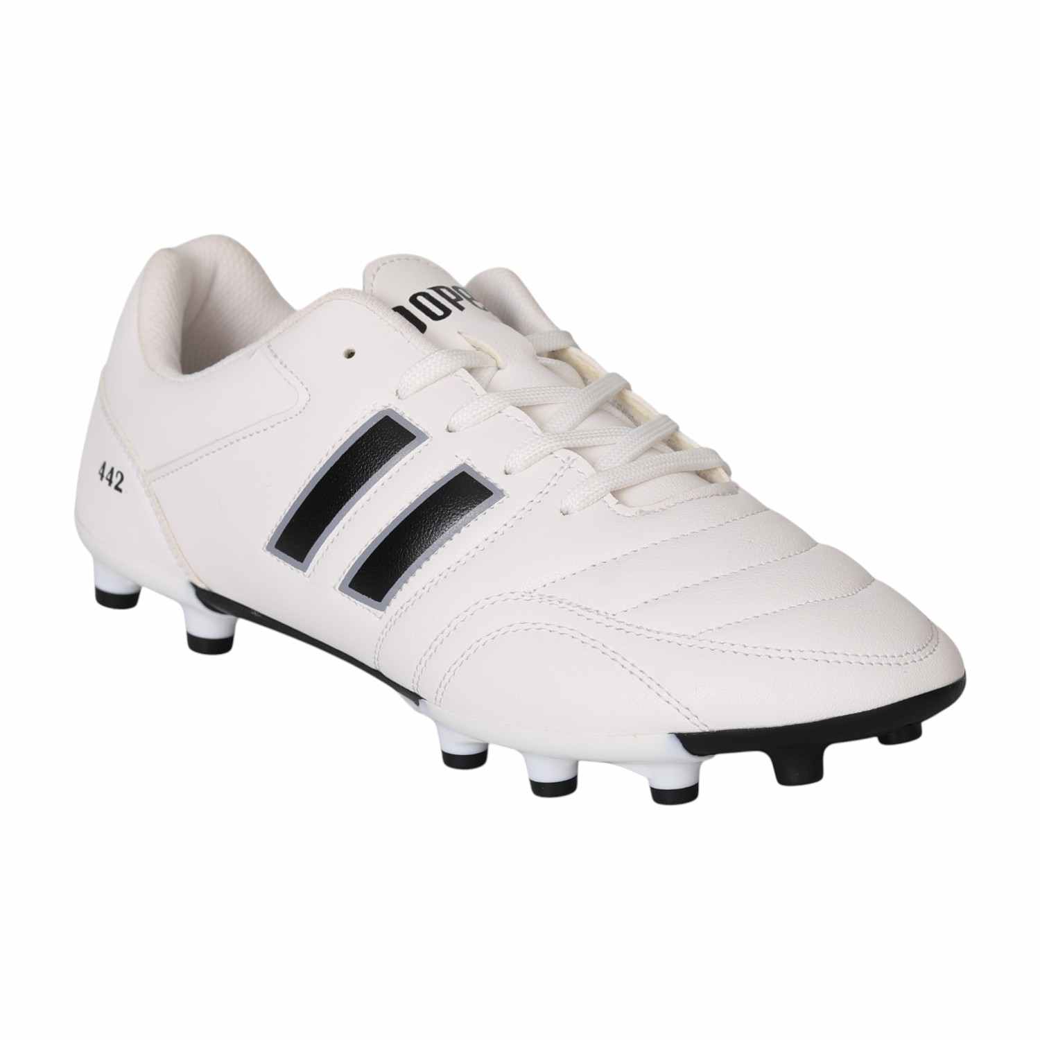 Men’s Classic 442 White & Black Football Studs