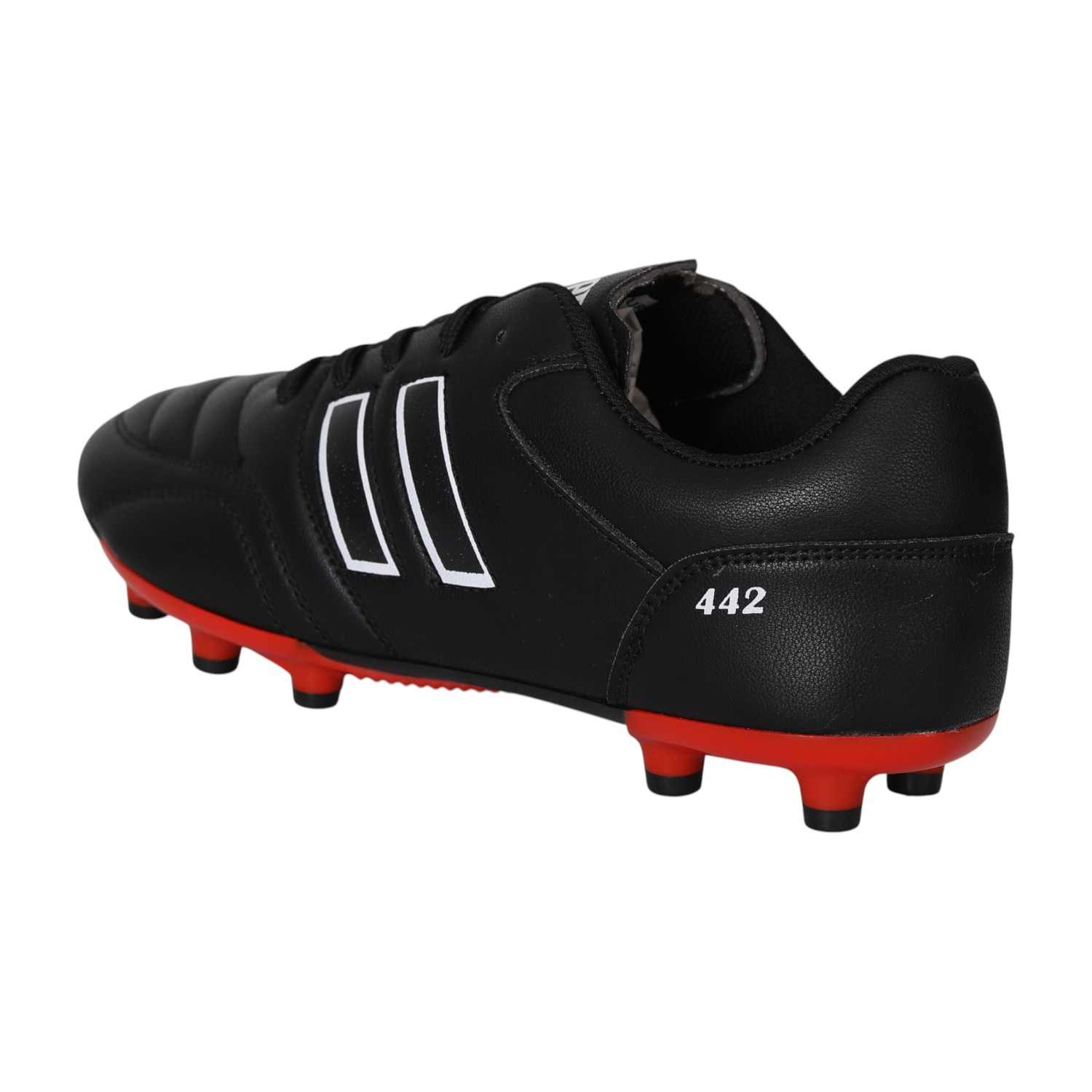 Men’s Classic 442 Black & Red Football Studs