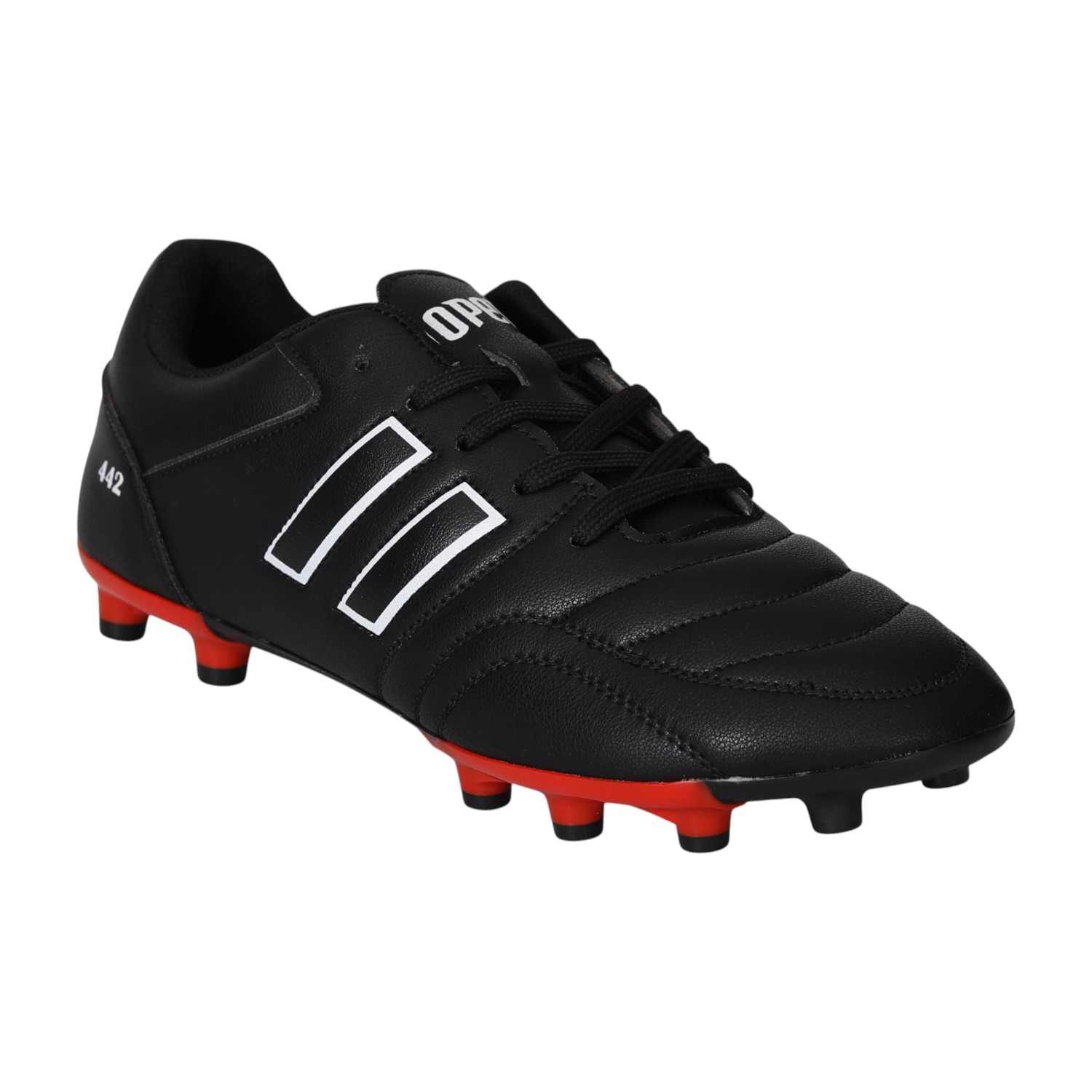 Men’s Classic 442 Black & Red Football Studs