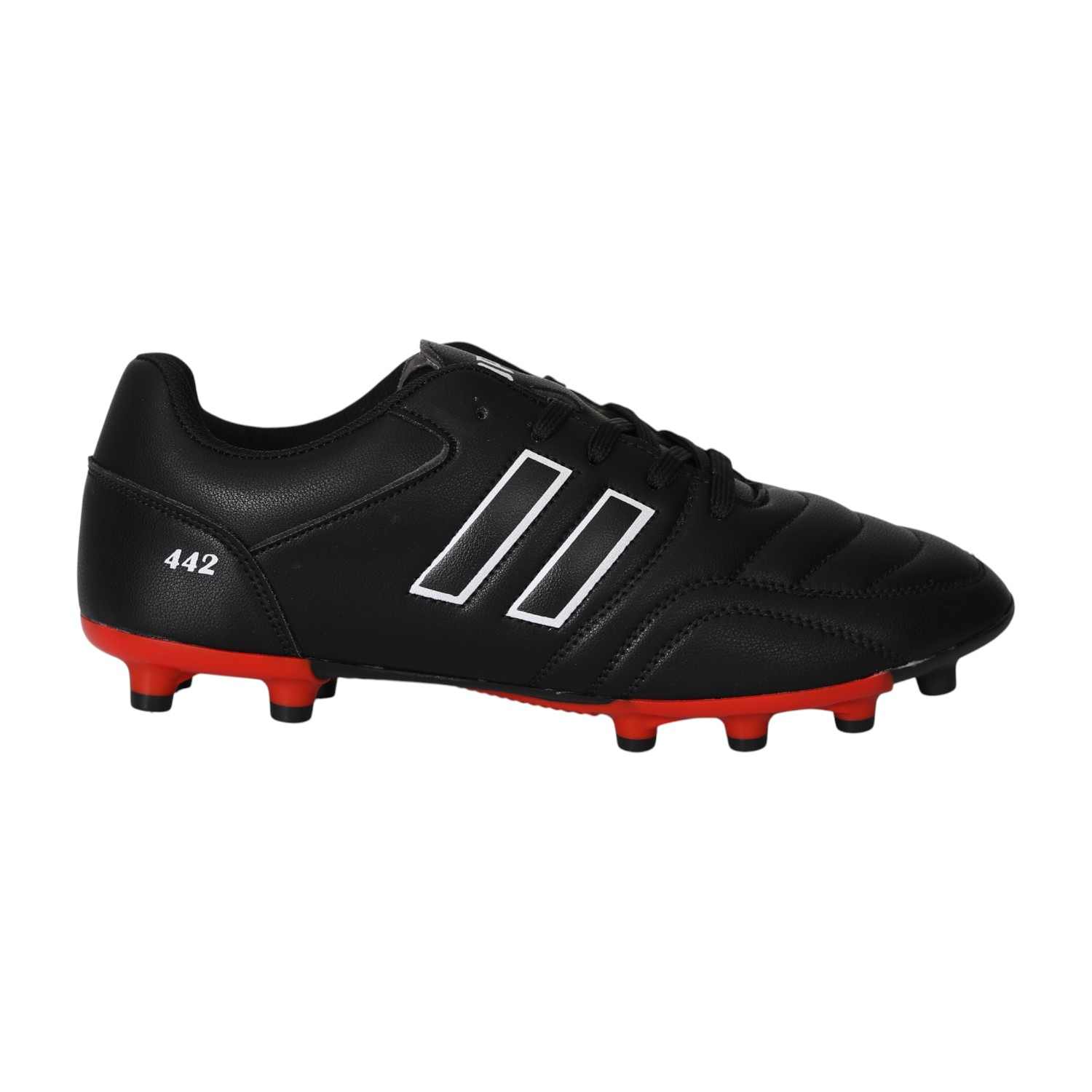 Men’s Classic 442 Black & Red Football Studs