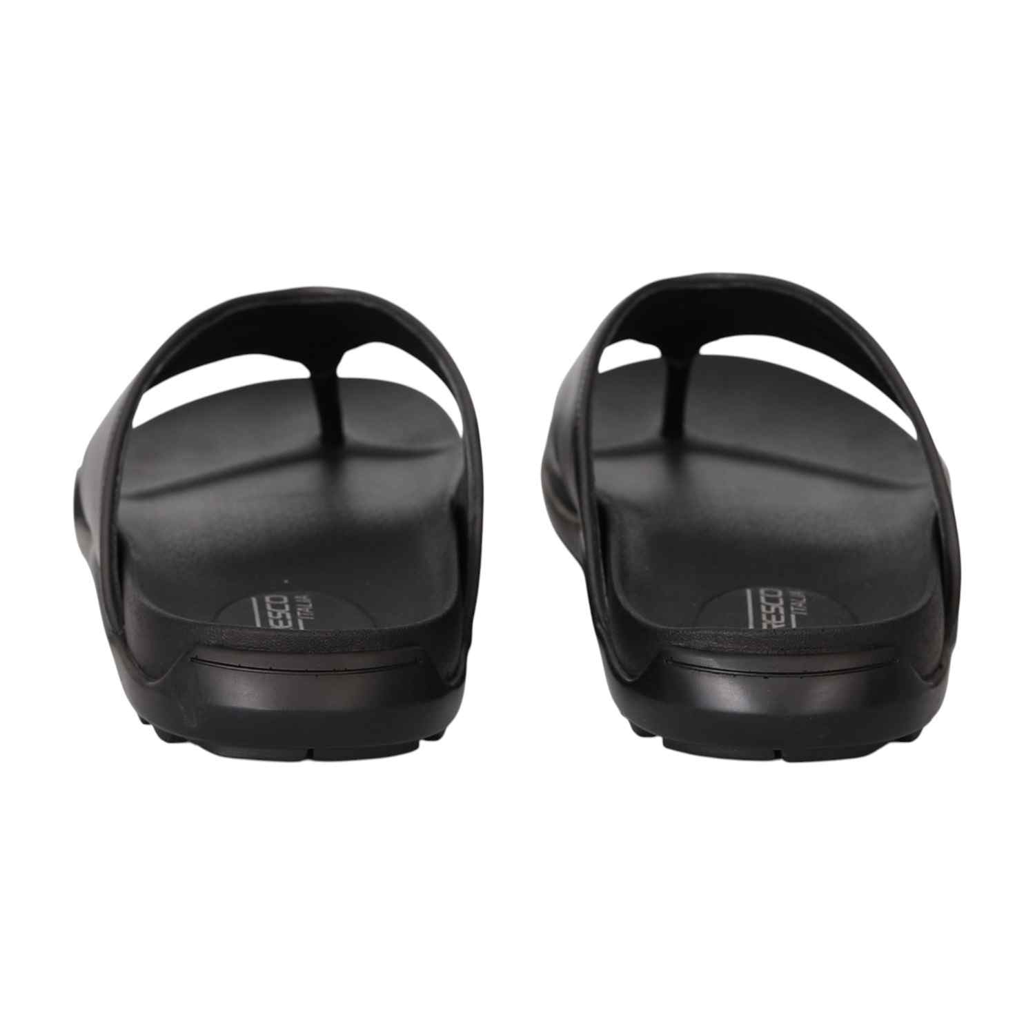 Men Raven Black Comfort Thong Sandals