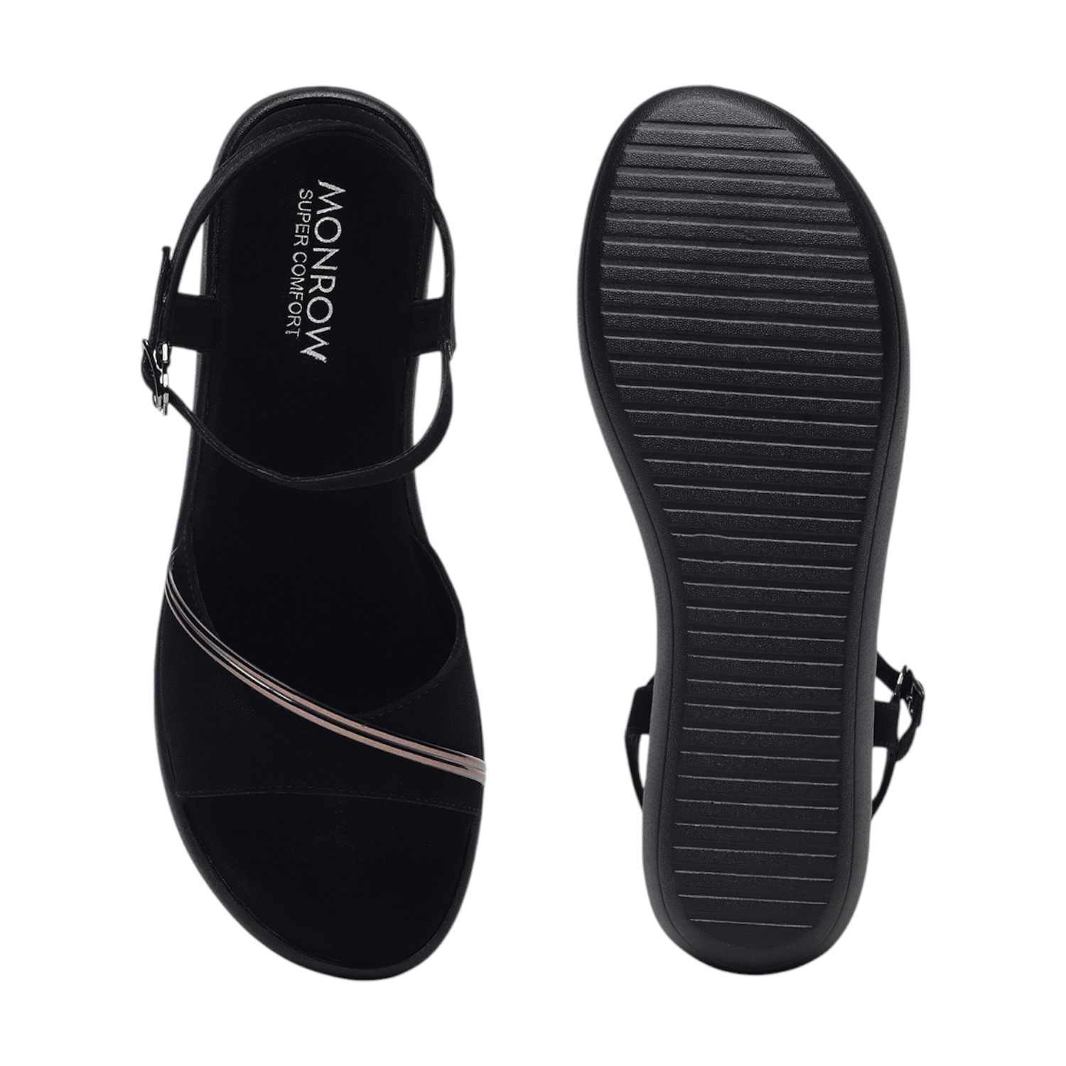 Monrow Kaylee Black Flatform Heels
