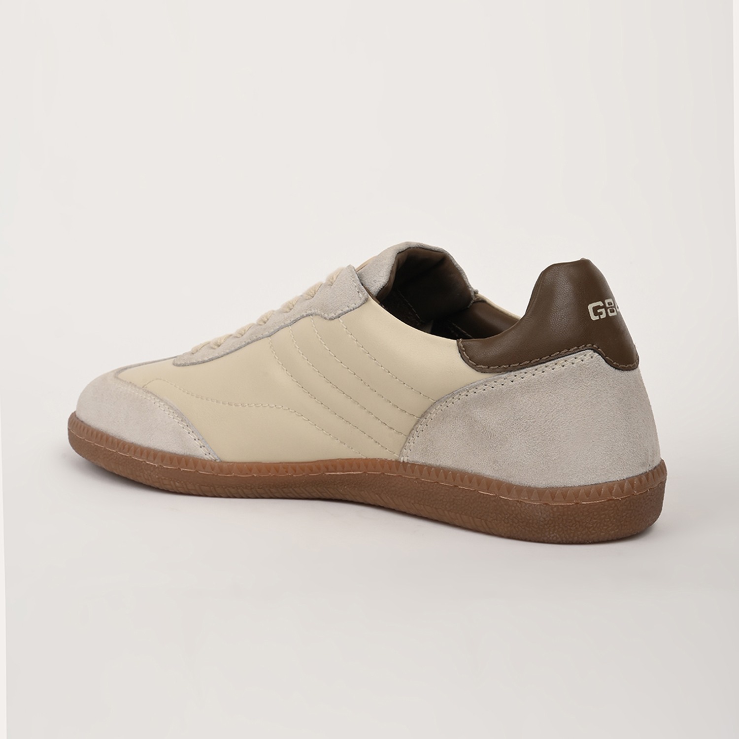 Men Rivolta Beige Brown Sneakers