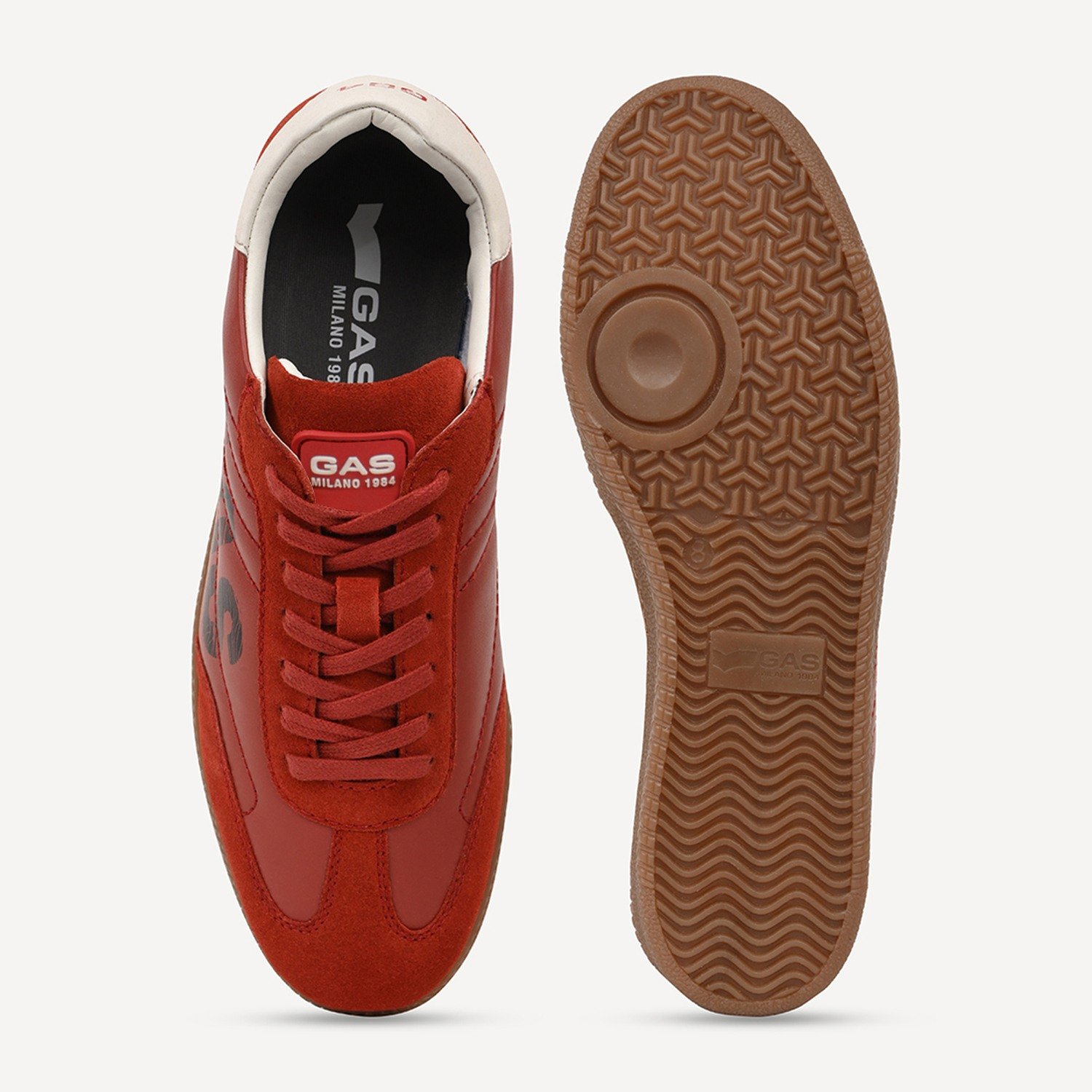 Men Rivolta Red Sneakers