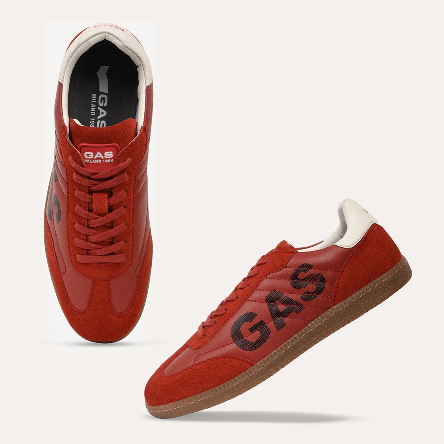 Men Rivolta Red Sneakers