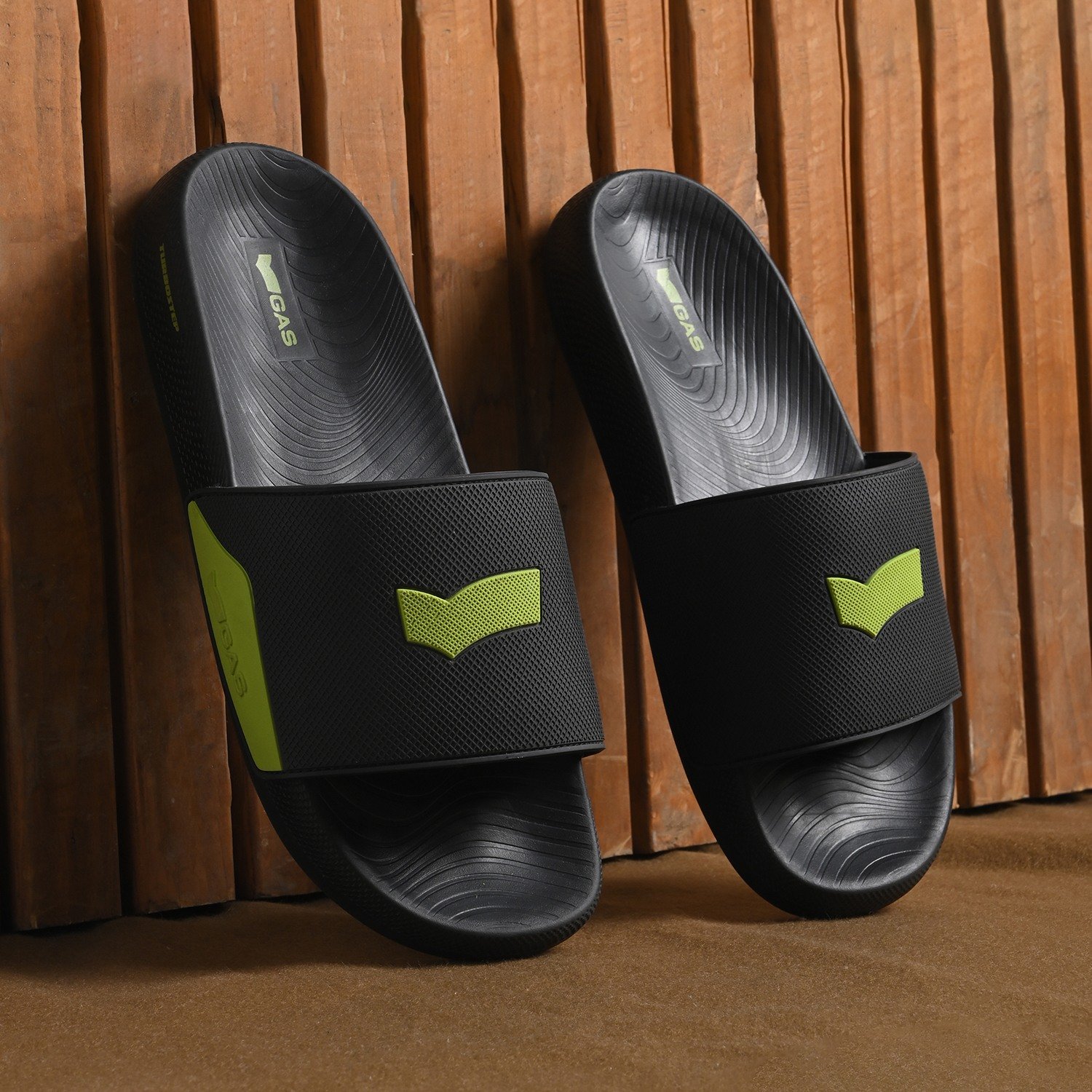 Men's Breeze X Black Slides