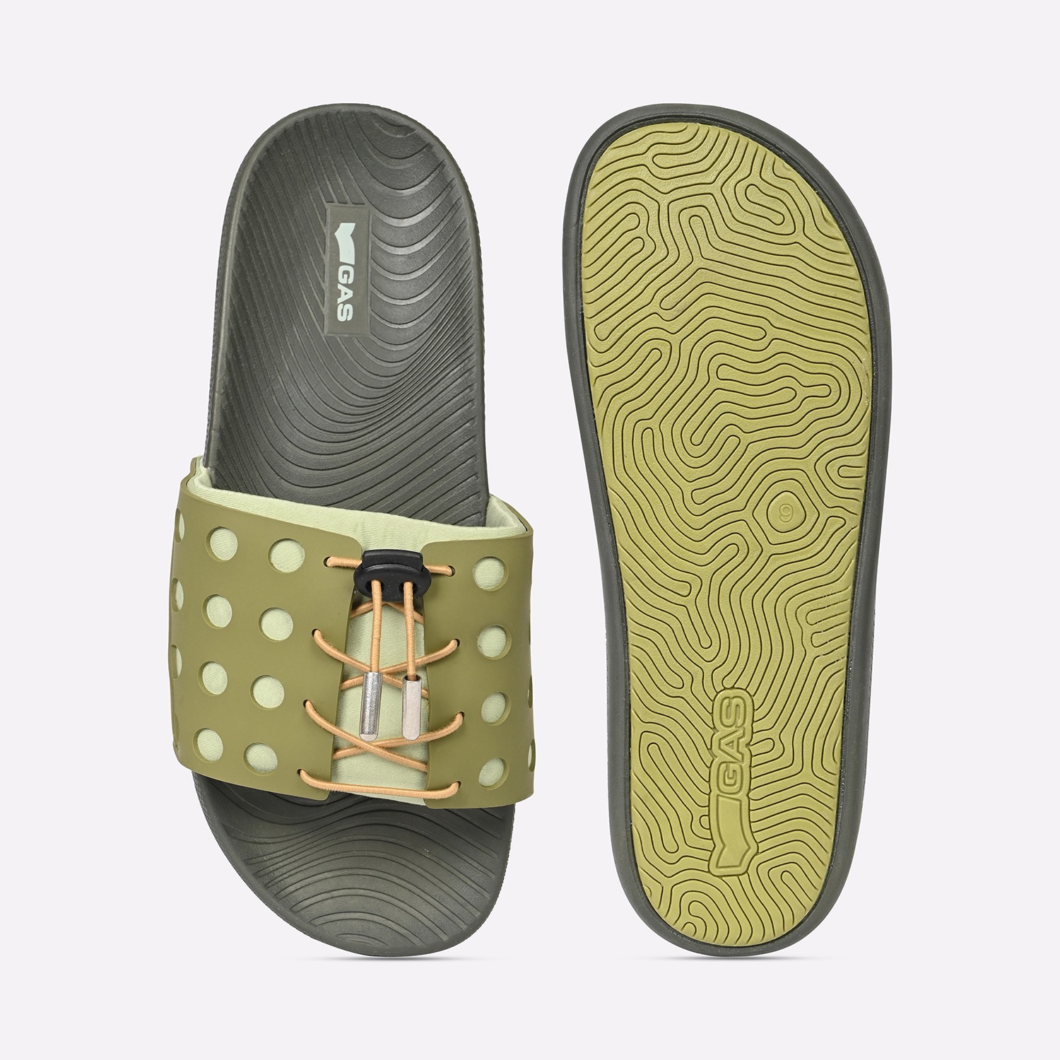 Men's Comodo Olive Slides