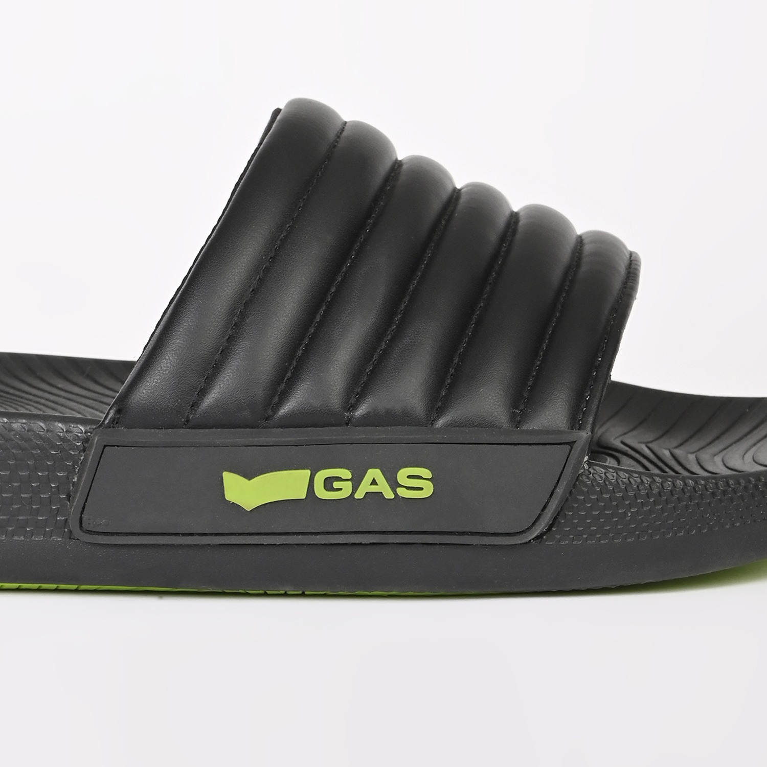 GAS | Men CloudCrest  Black Slides|2