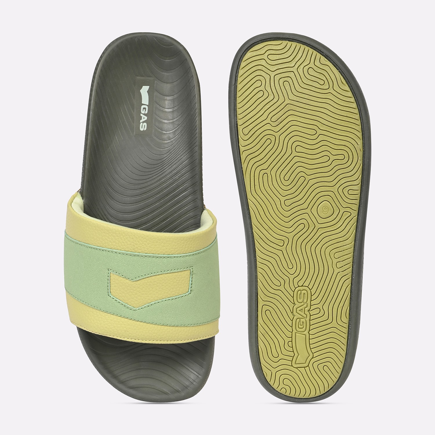 Men's WaveRunner Olive Slides