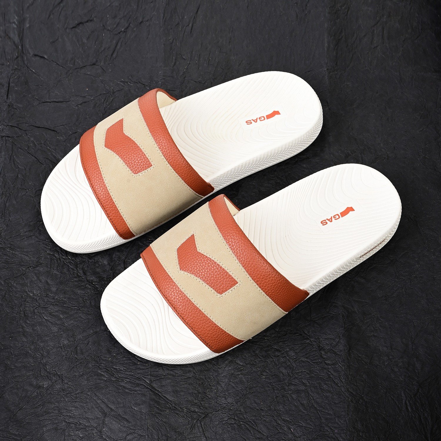 Men's WaveRunner Orange Slides