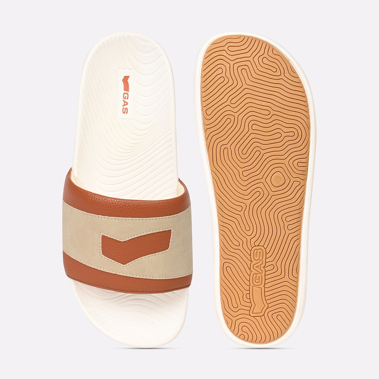 Men's WaveRunner Orange Slides