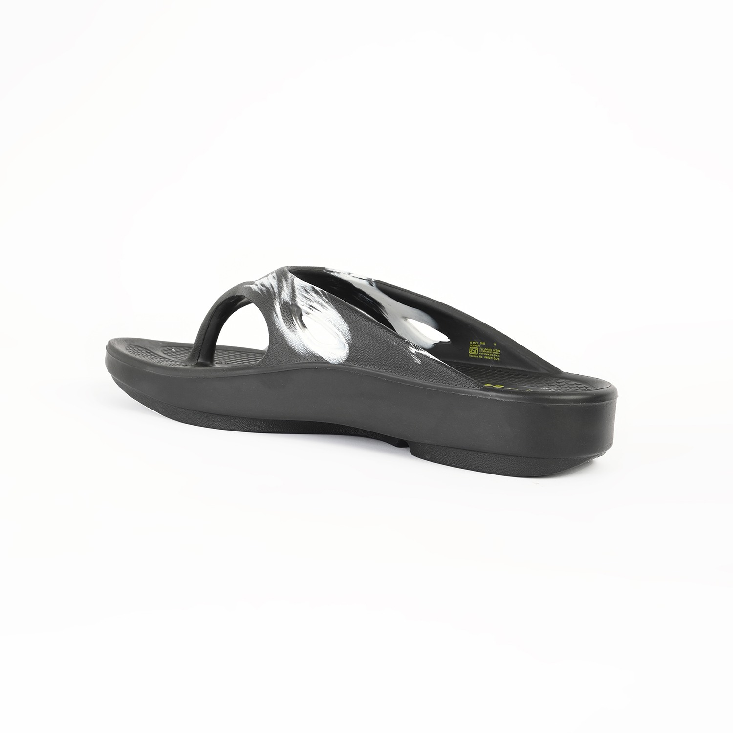 Men StormSlip White black Flip flops