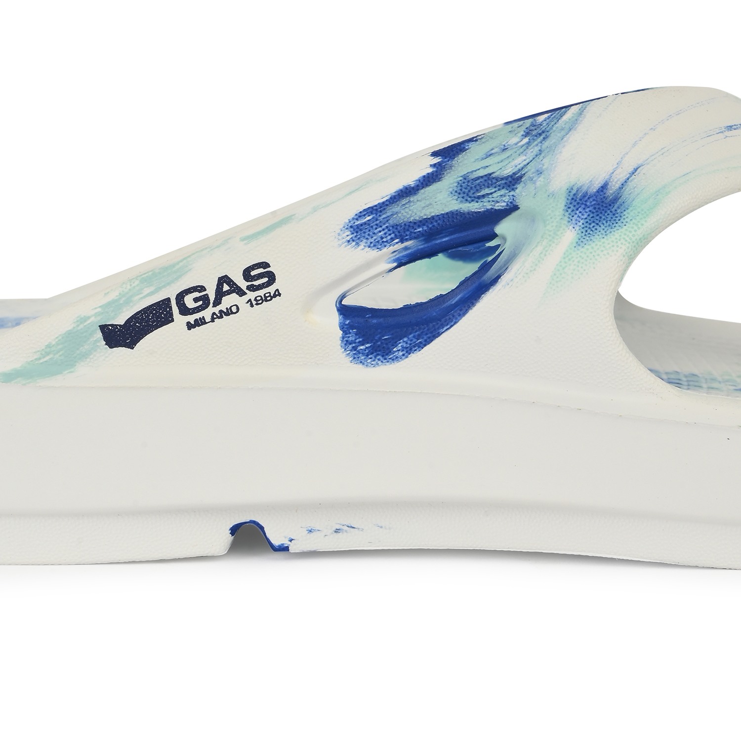 Men StormSlip White blue Flip flops