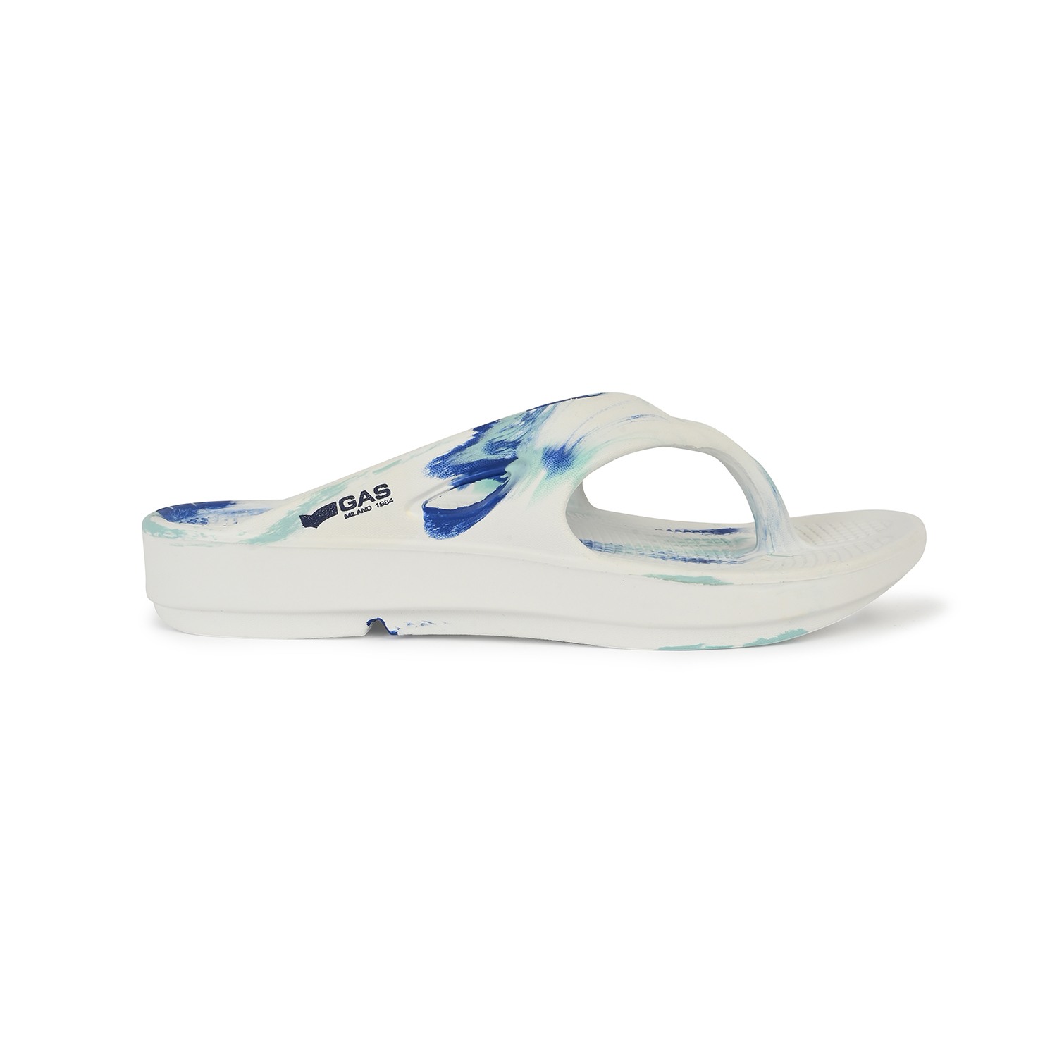 Men StormSlip White blue Flip flops
