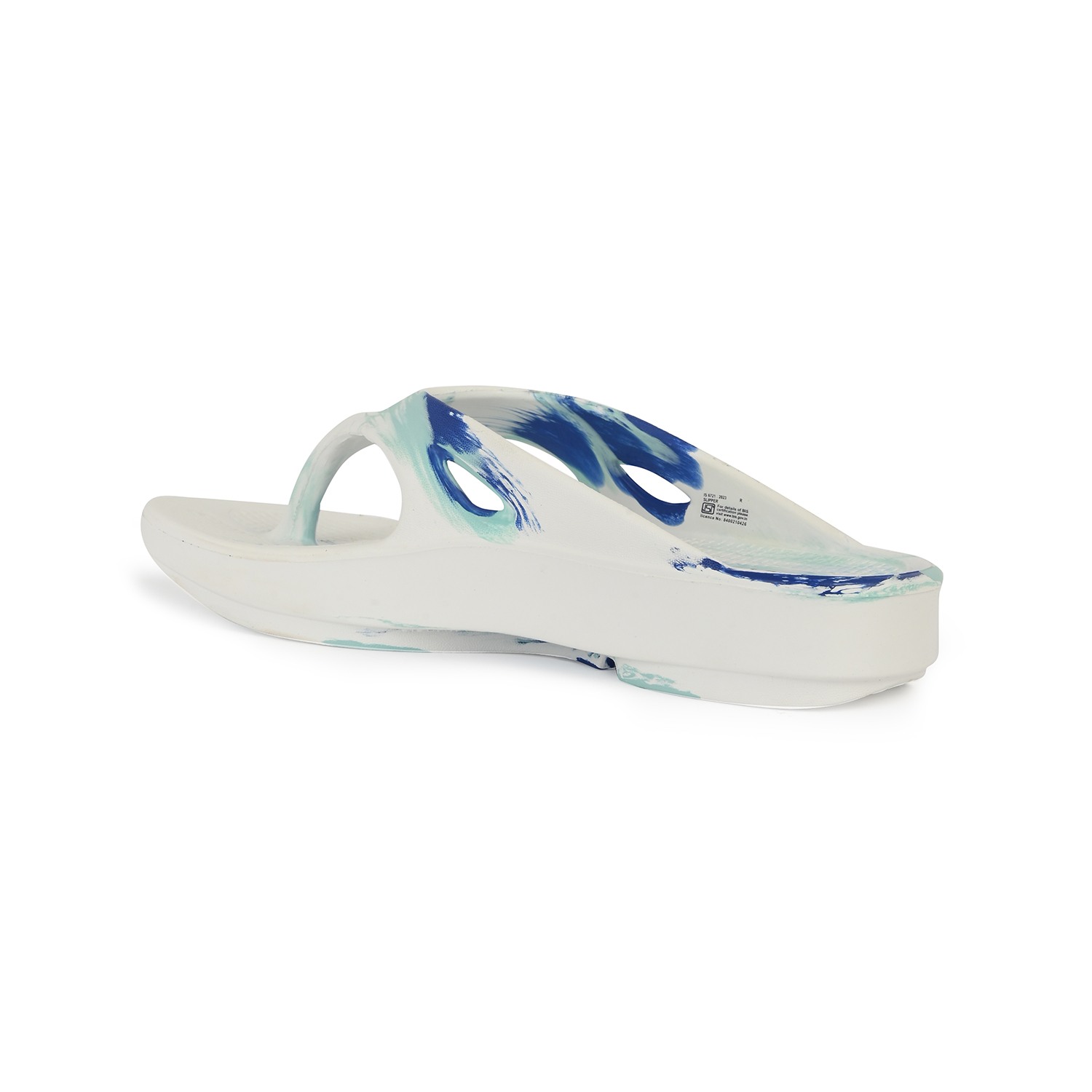 Men StormSlip White blue Flip flops