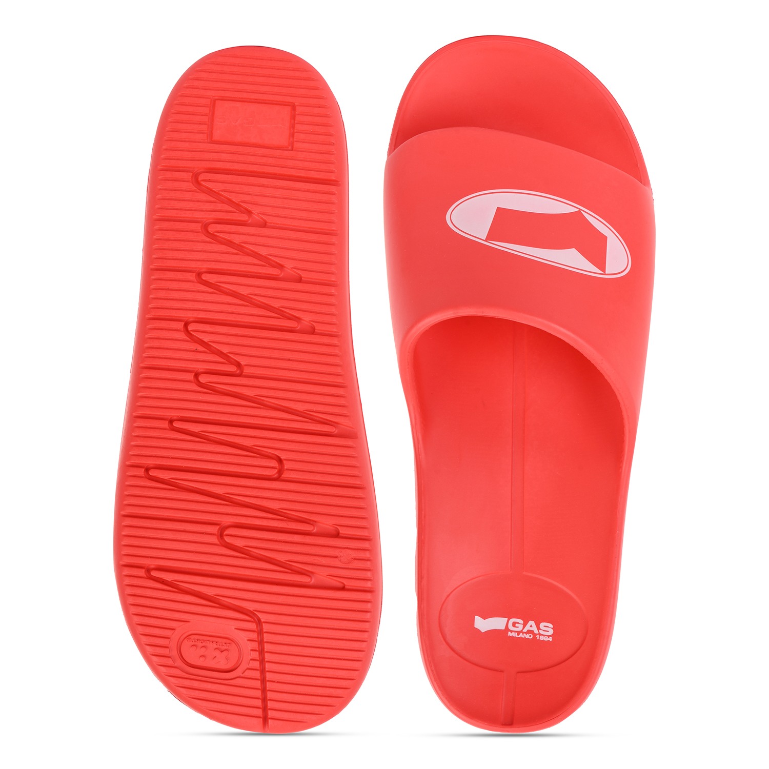Men AquaDrift Red Sliders