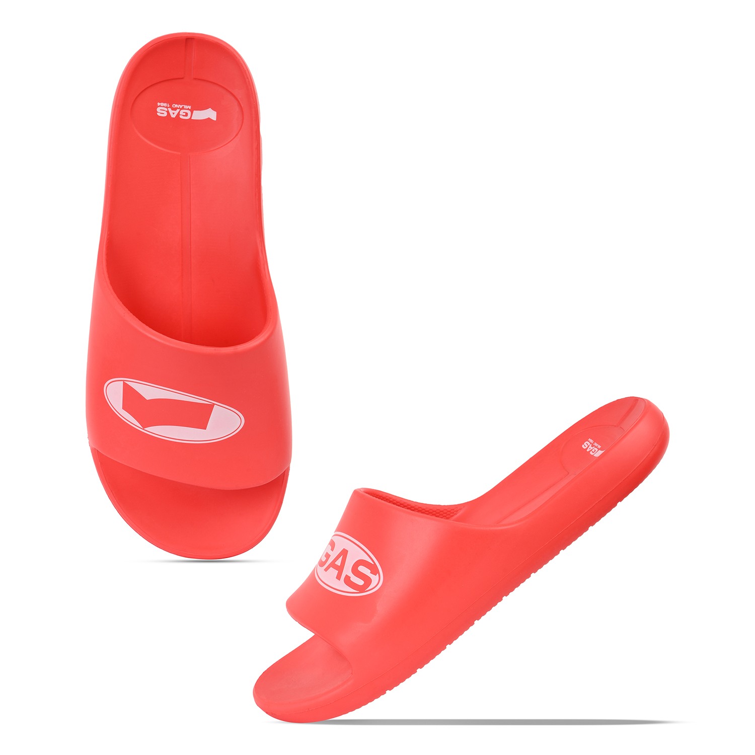 Men AquaDrift Red Sliders