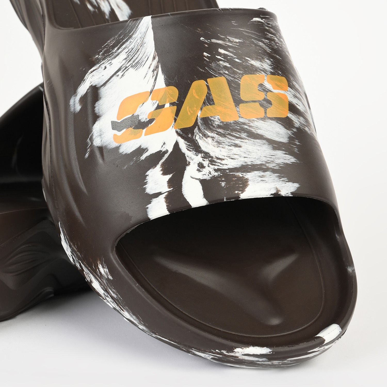 Men Float Mode White brown Sliders