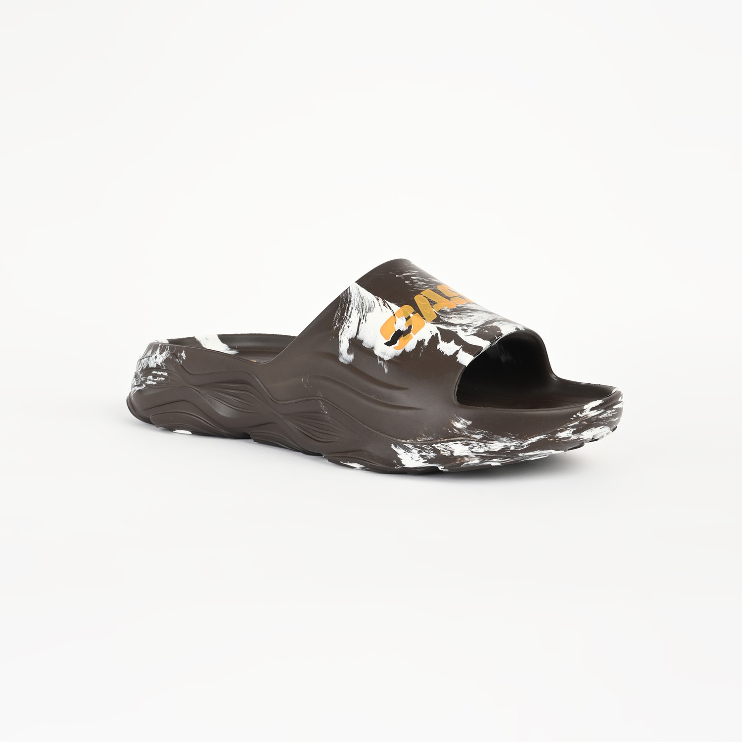 Men Float Mode White brown Sliders