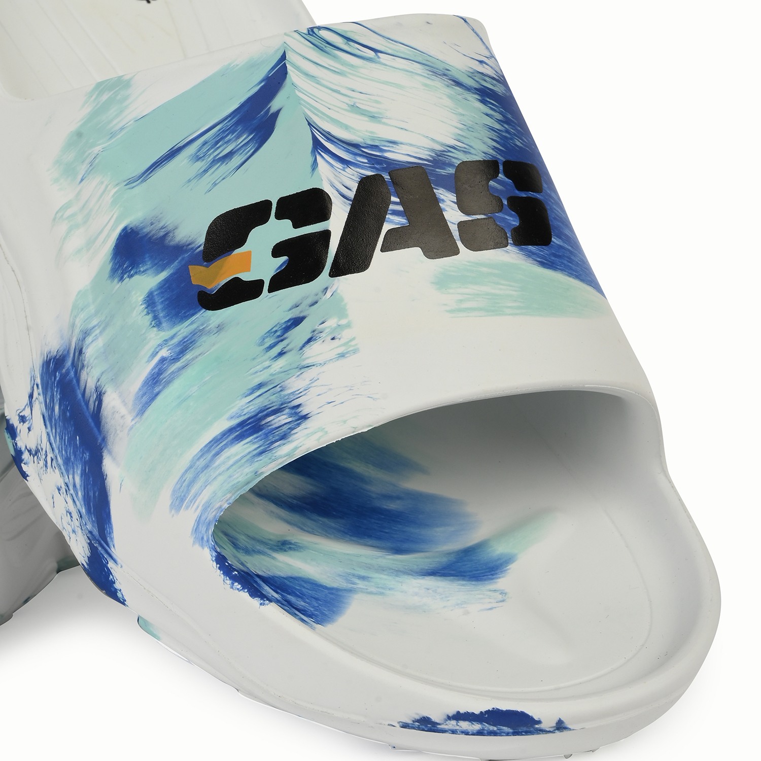 Men Float Mode White blue Sliders