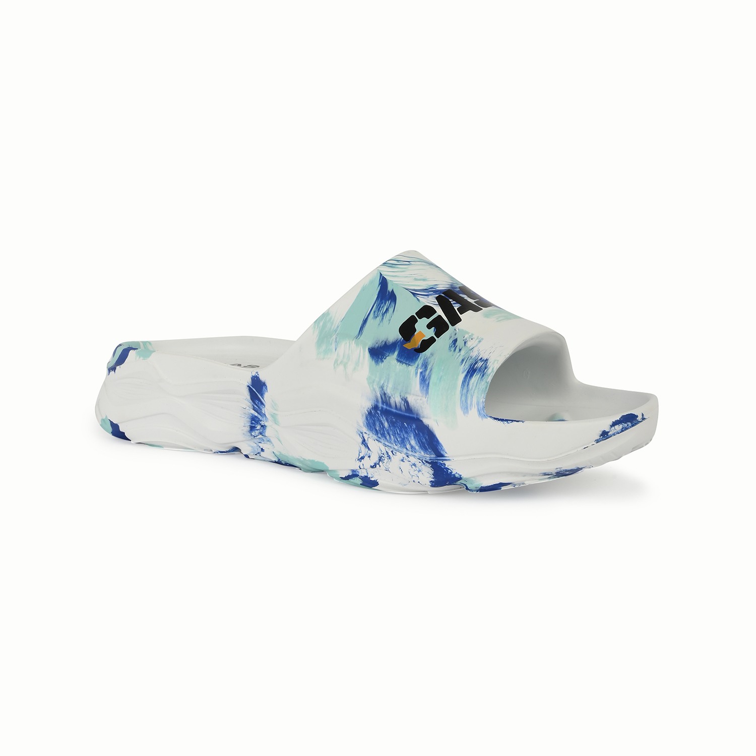 Men Float Mode White blue Sliders