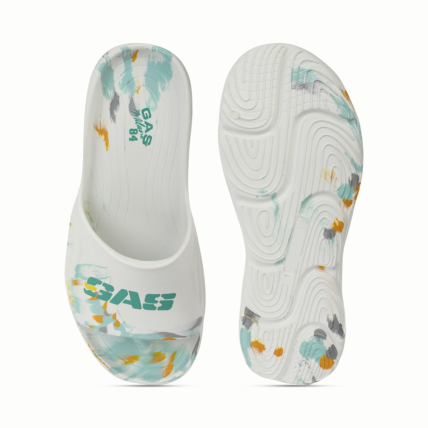 Men Float Mode White gold Sliders