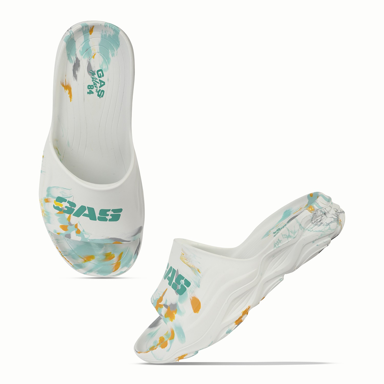 Men Float Mode White gold Sliders