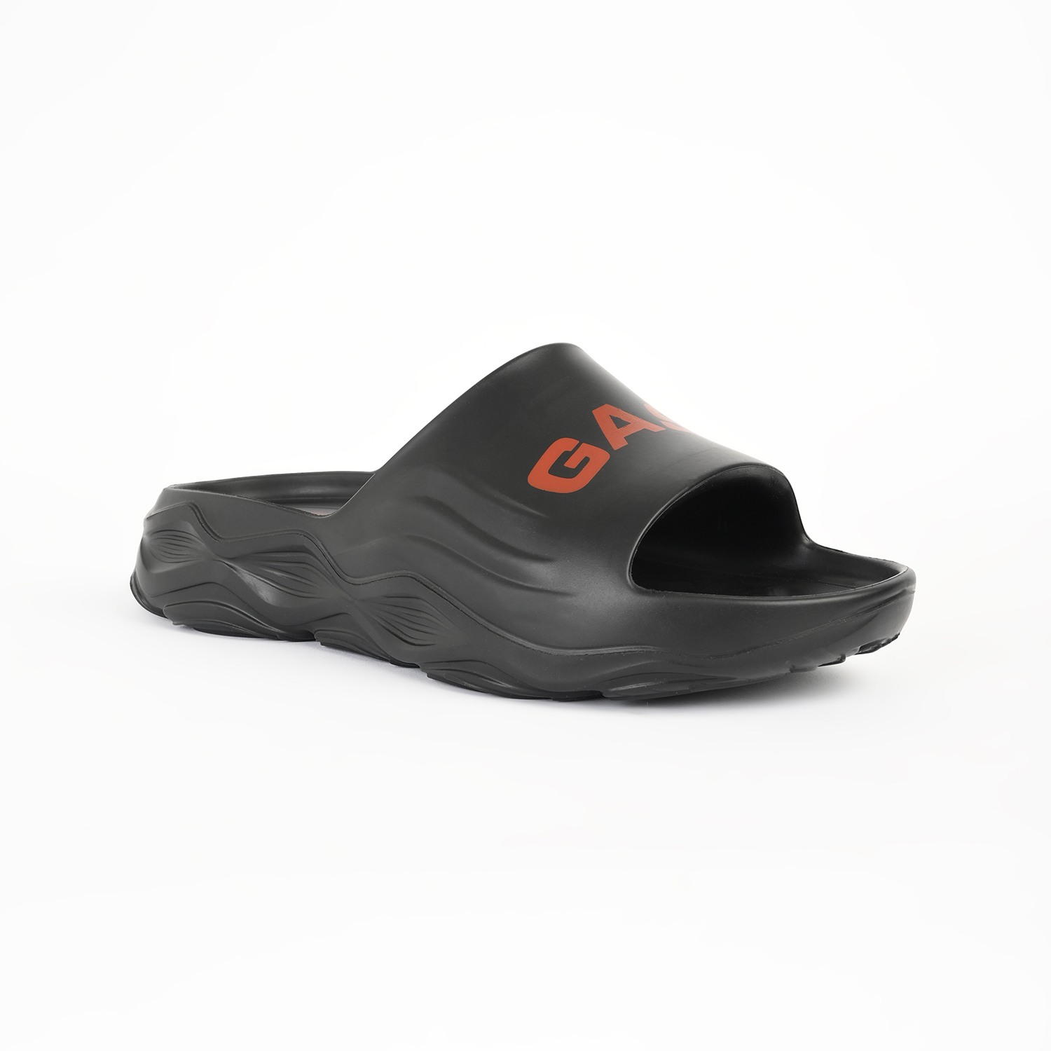 Men SandScape Black Sliders
