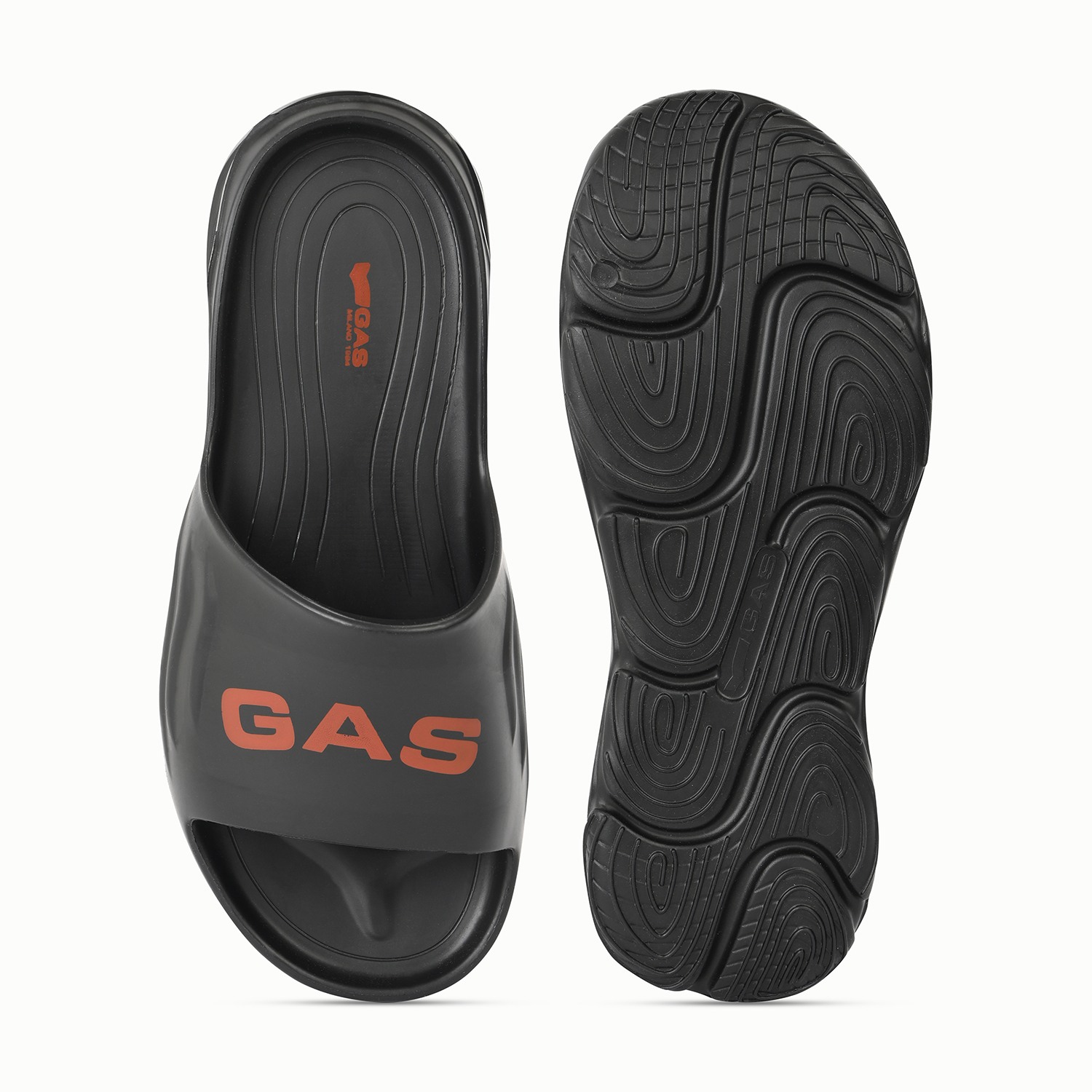 Men SandScape Black Sliders