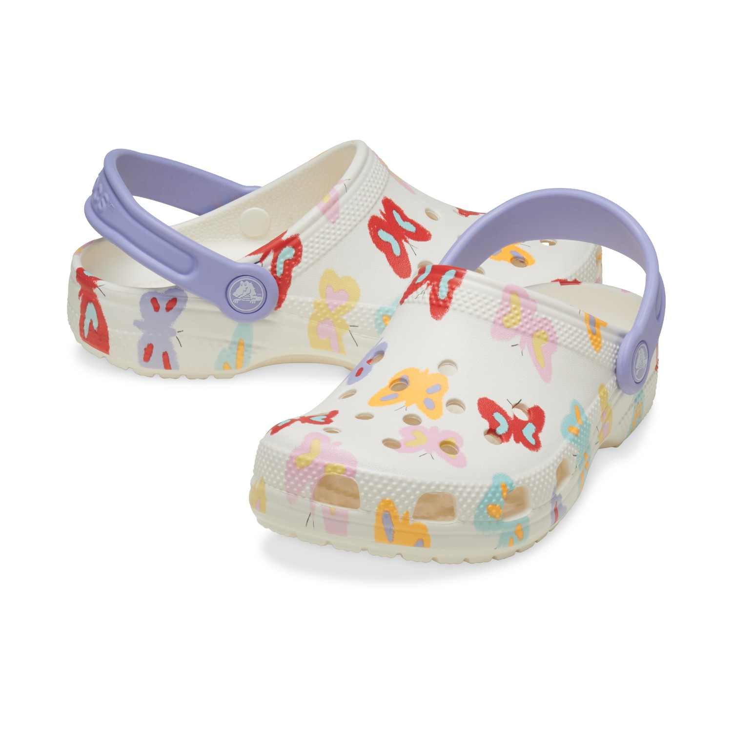 Kids' Unisex Classic Clog Butterfly Print