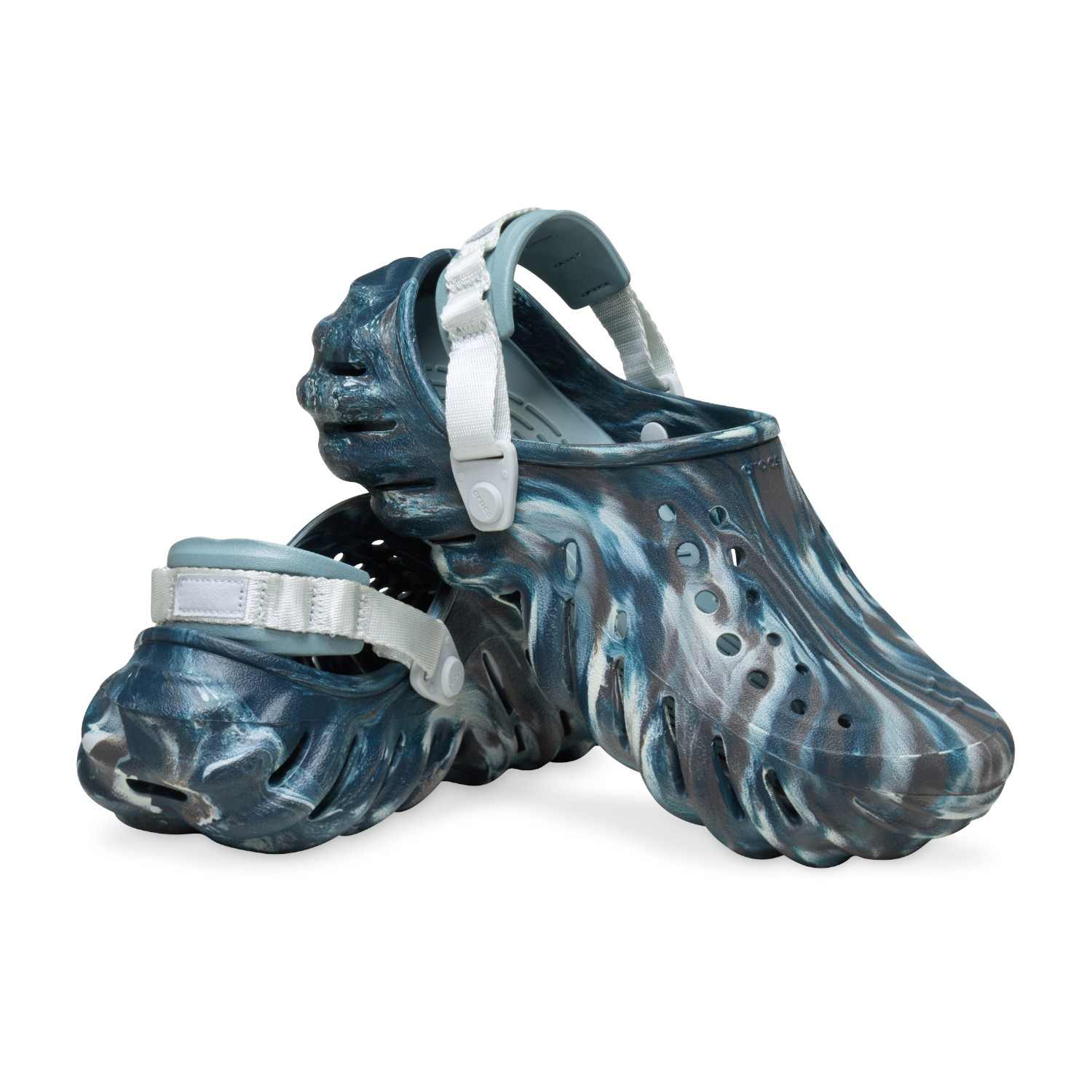 Echo Marbled Black Sand-Multi Unisex Clog