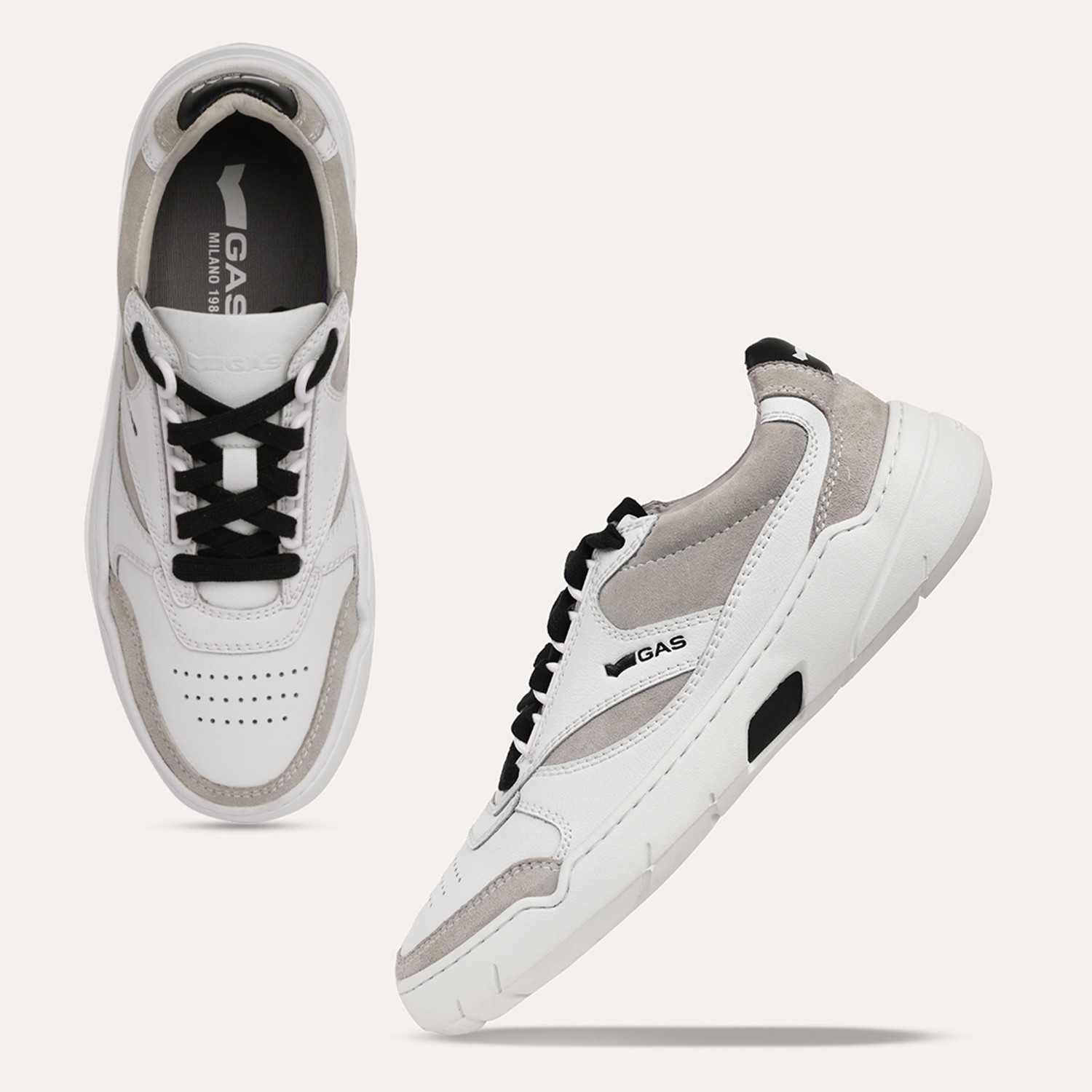 Men Tempesta White Sneakers