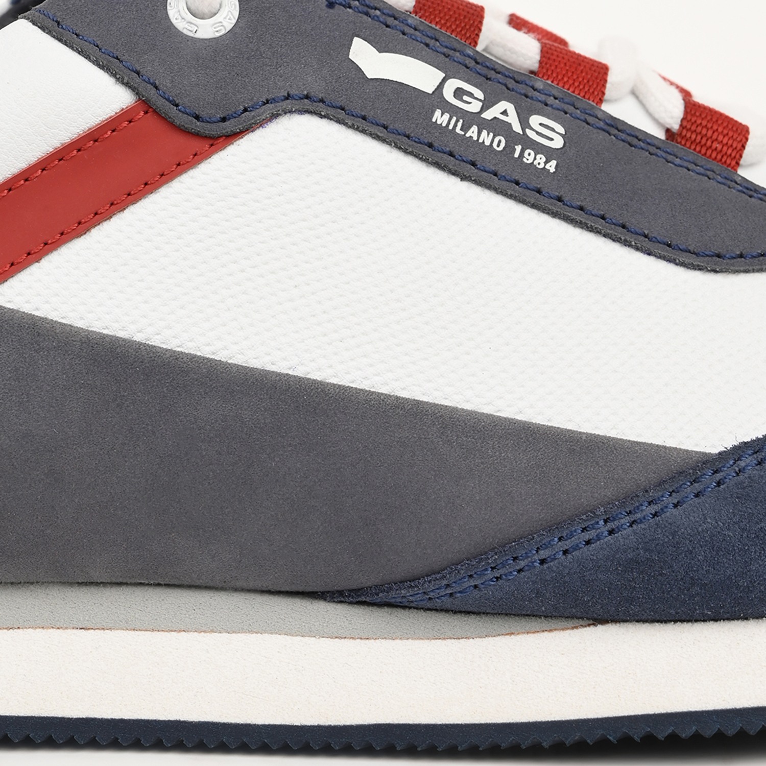 Men Monza Prime White Blue Trainers