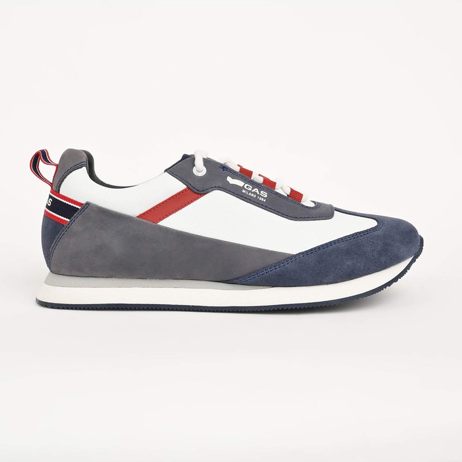 Men Monza Prime White Blue Trainers