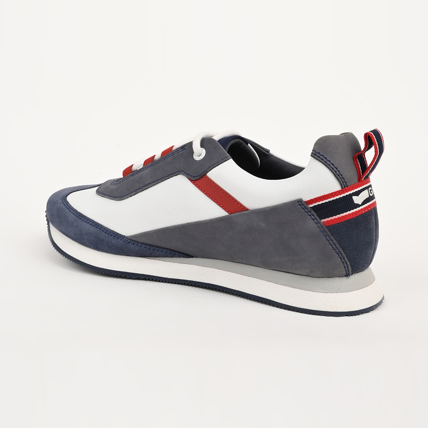 Men Monza Prime White Blue Trainers