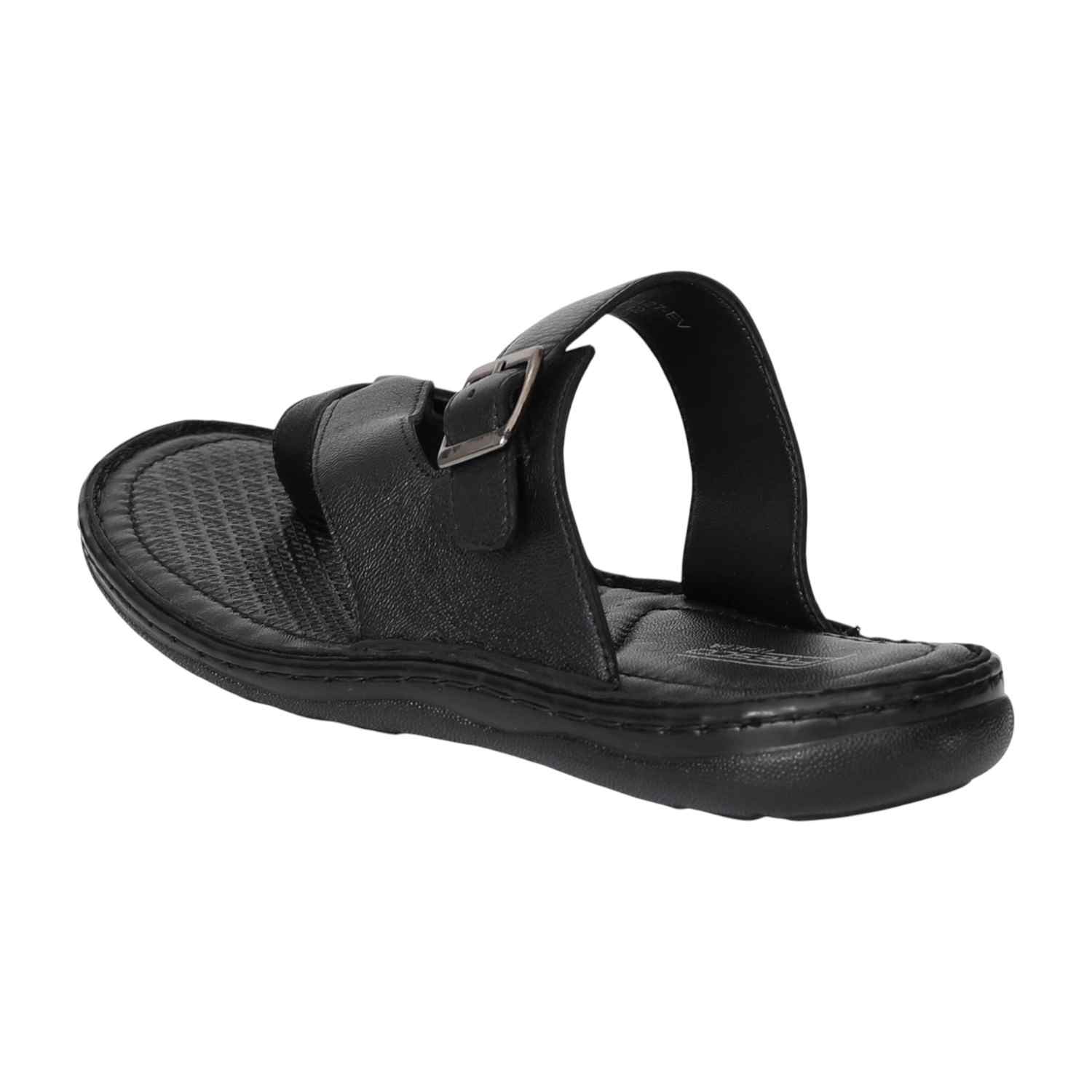 Men Black VintageWalk Chappals