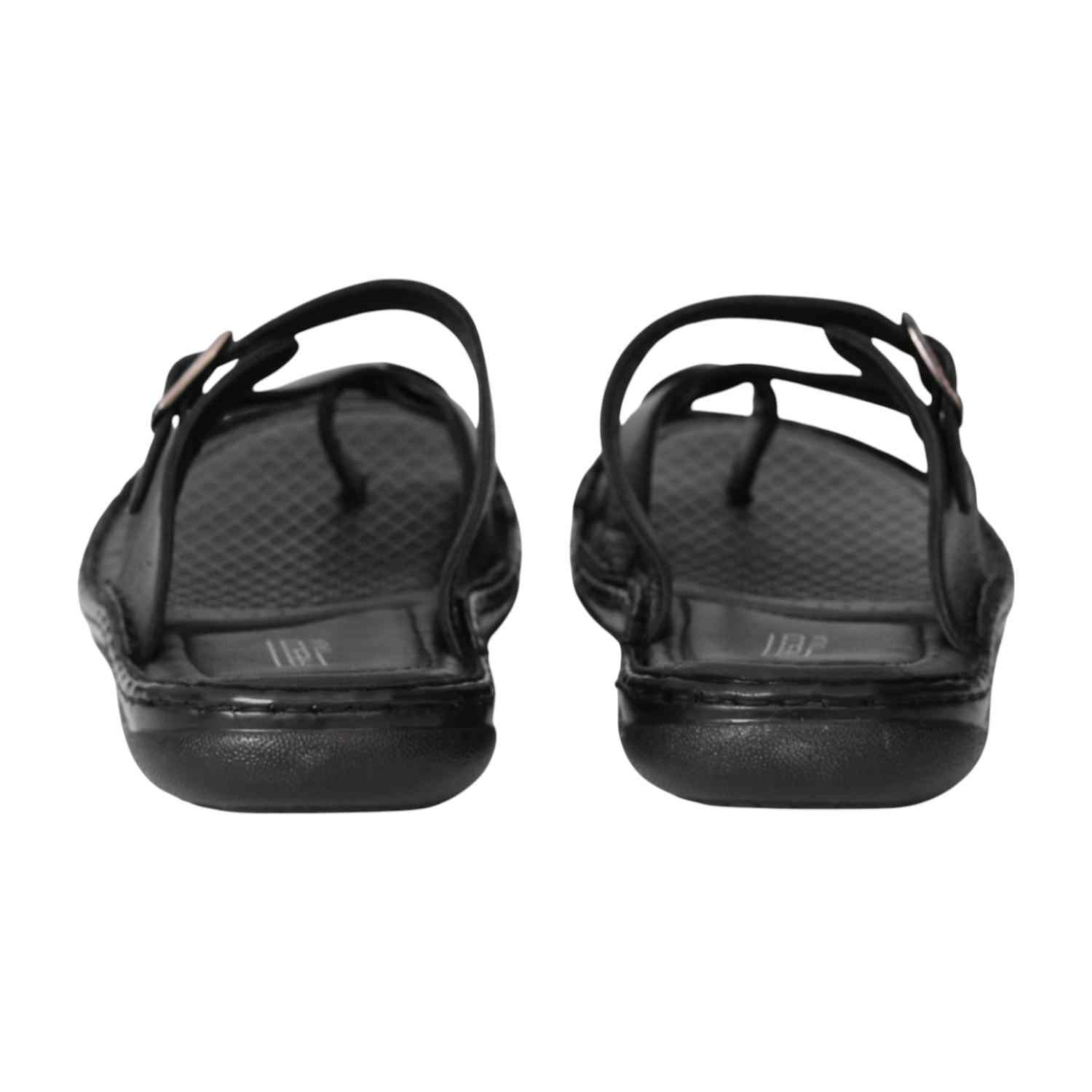 Men Black VintageWalk Chappals