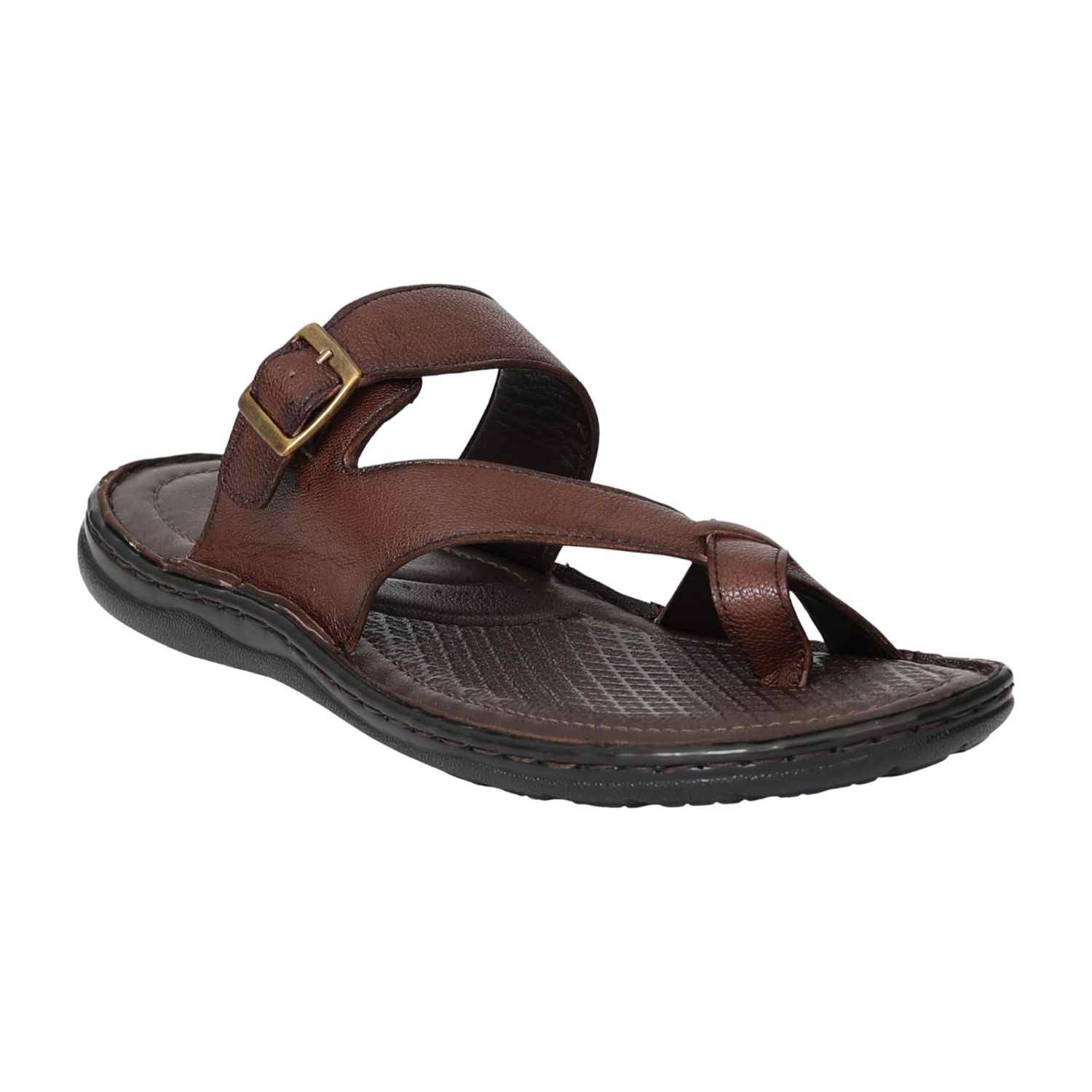Men Brown VintageWalk Chappals