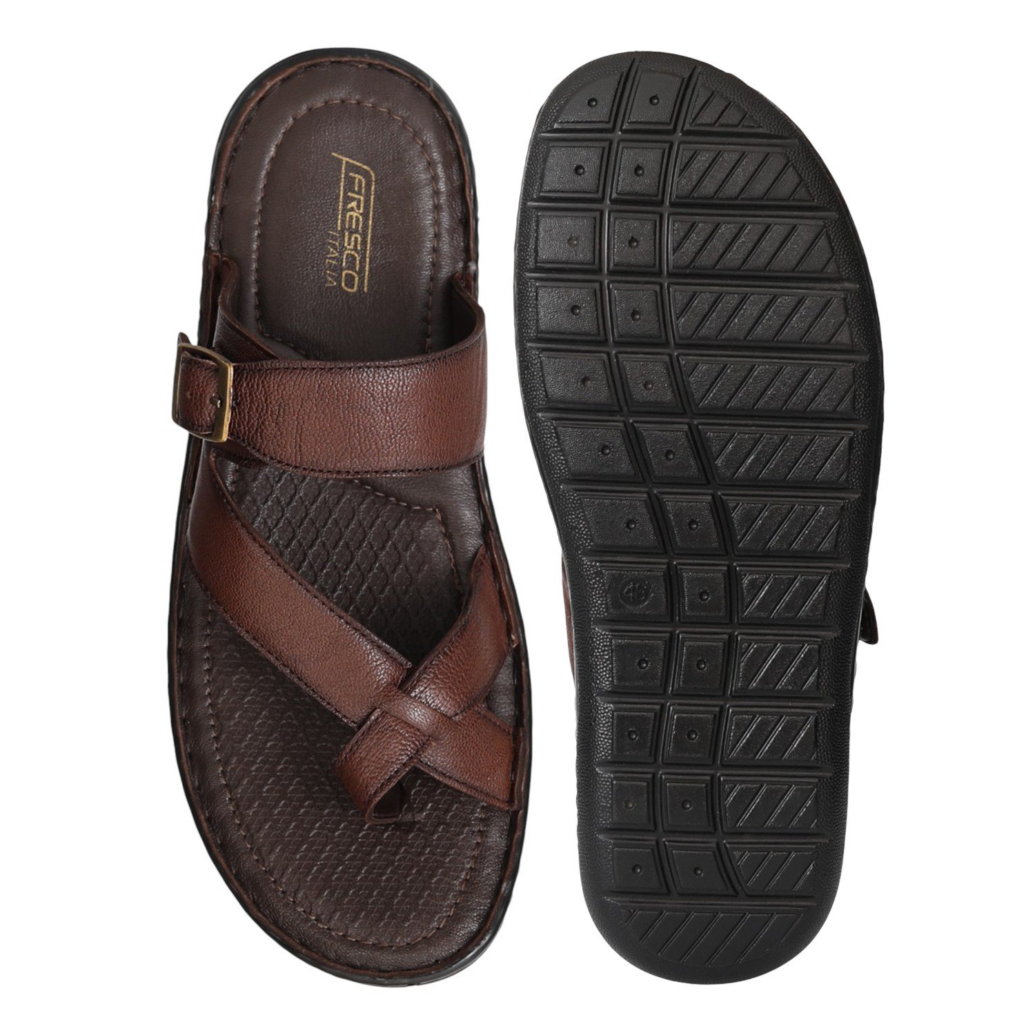 Men Brown VintageWalk Chappals