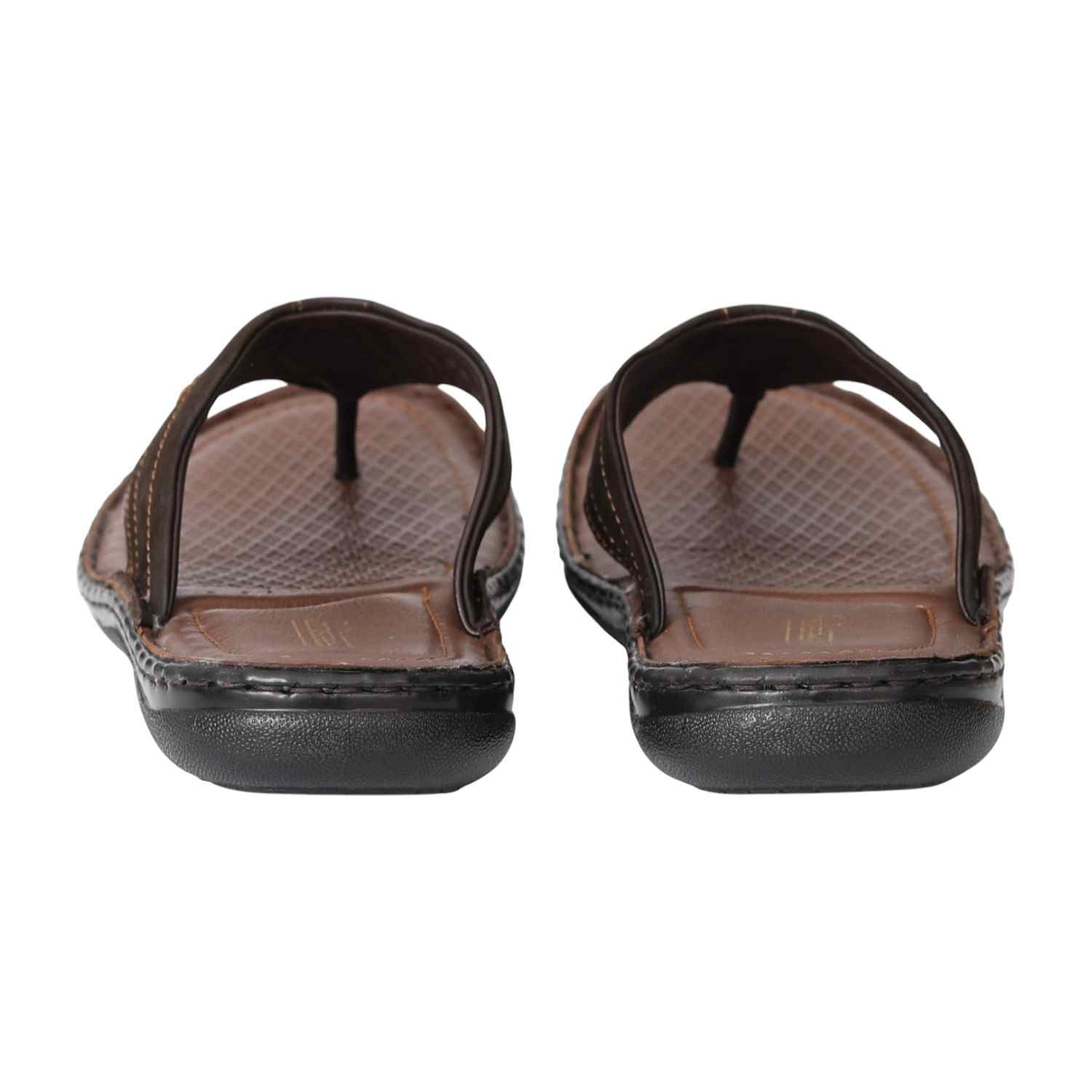 Men Brown DuraStep Thong Chappals