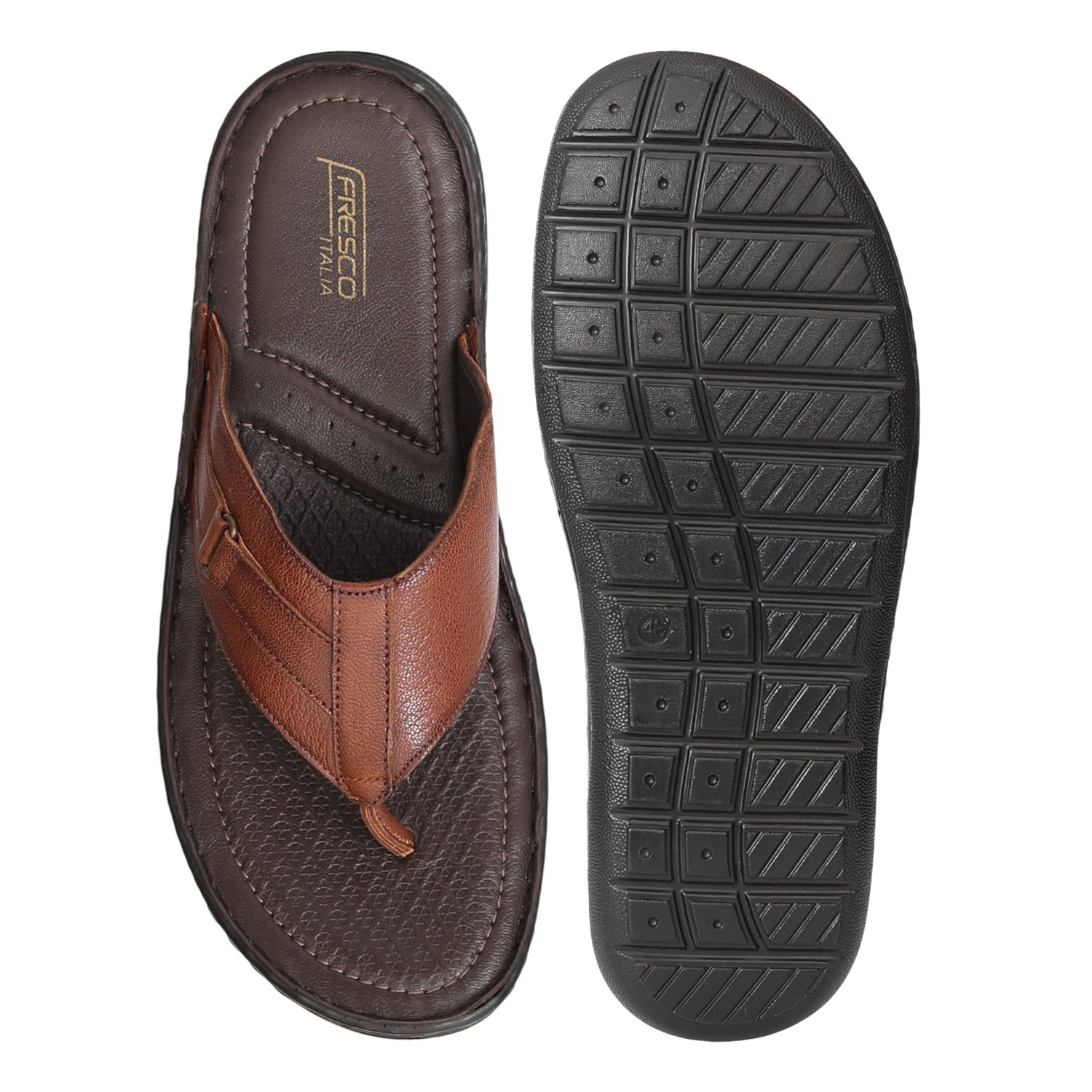 Men Tan StrideFlex Chappals